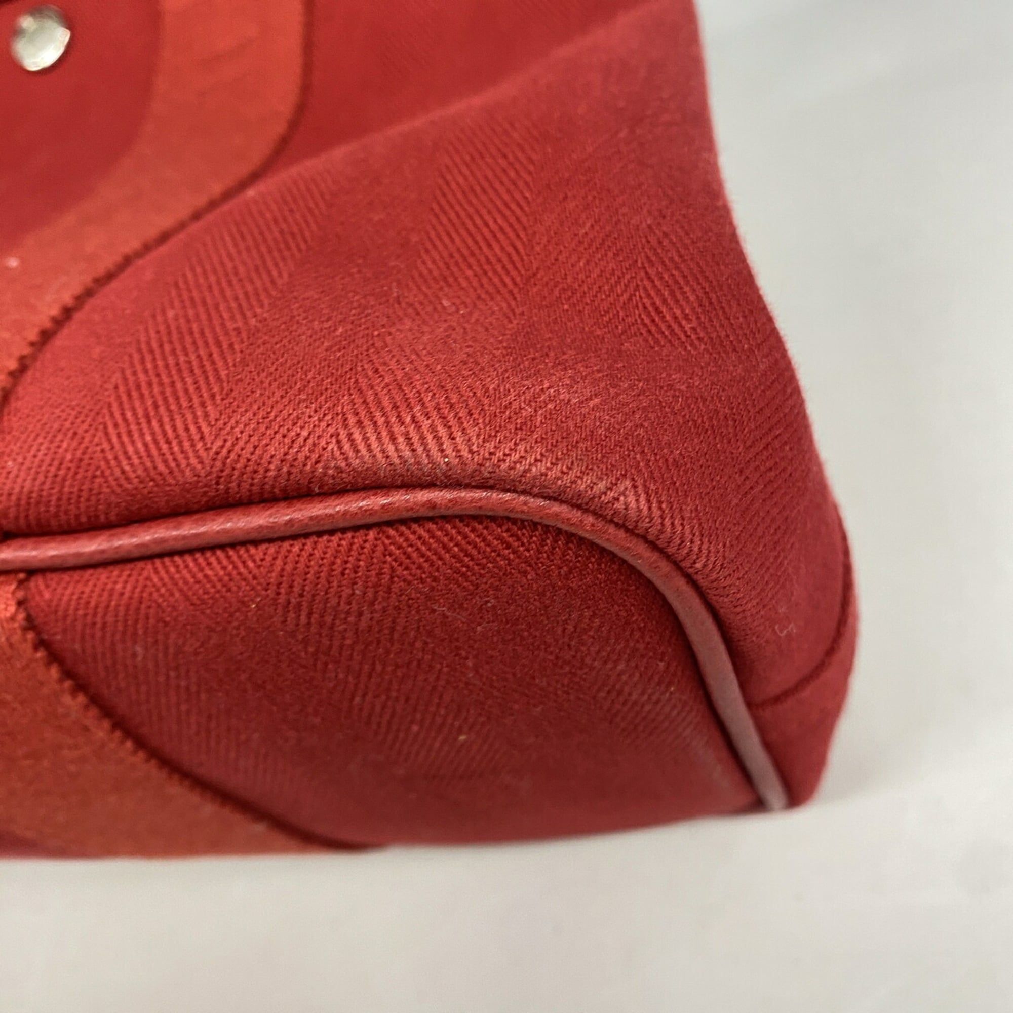 Toile Chevron Tote Bag (Pre-Owned) - Hermes - Modalova