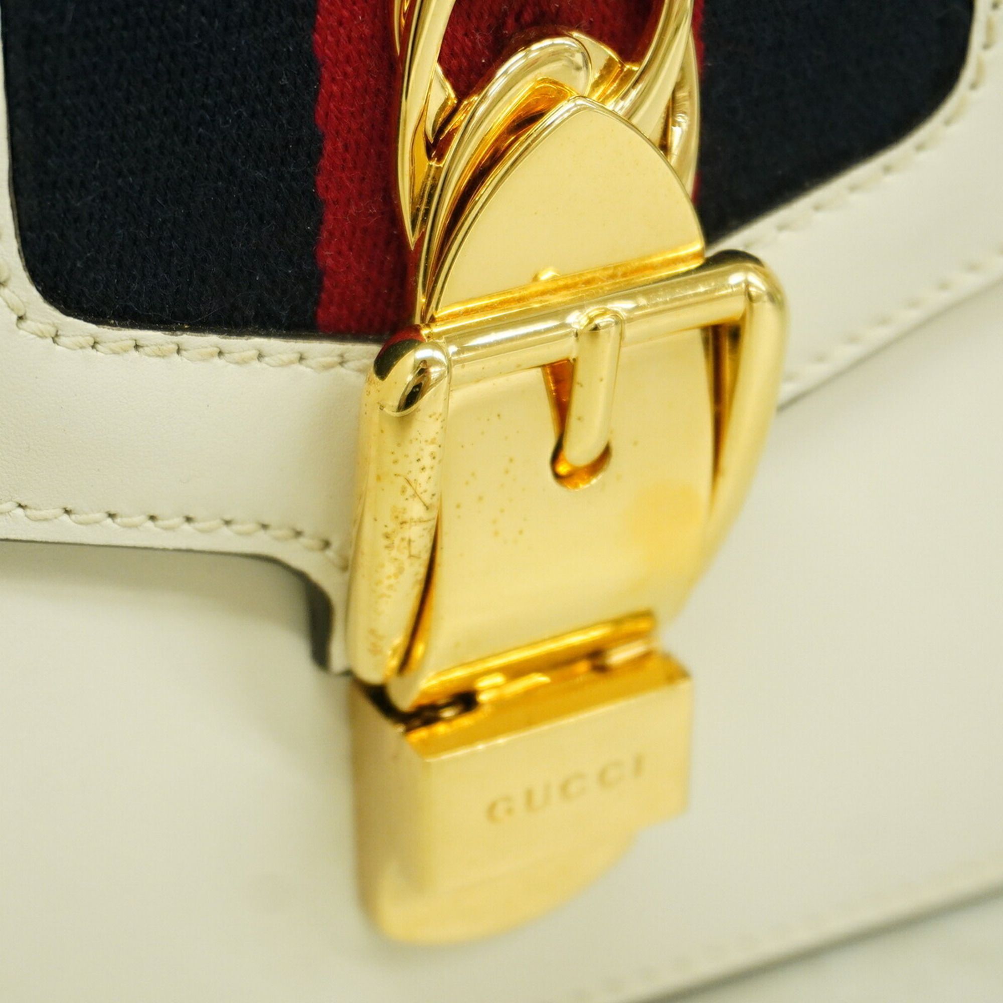 Leather Shoulder Bag (Pre-Owned) - Gucci - Modalova