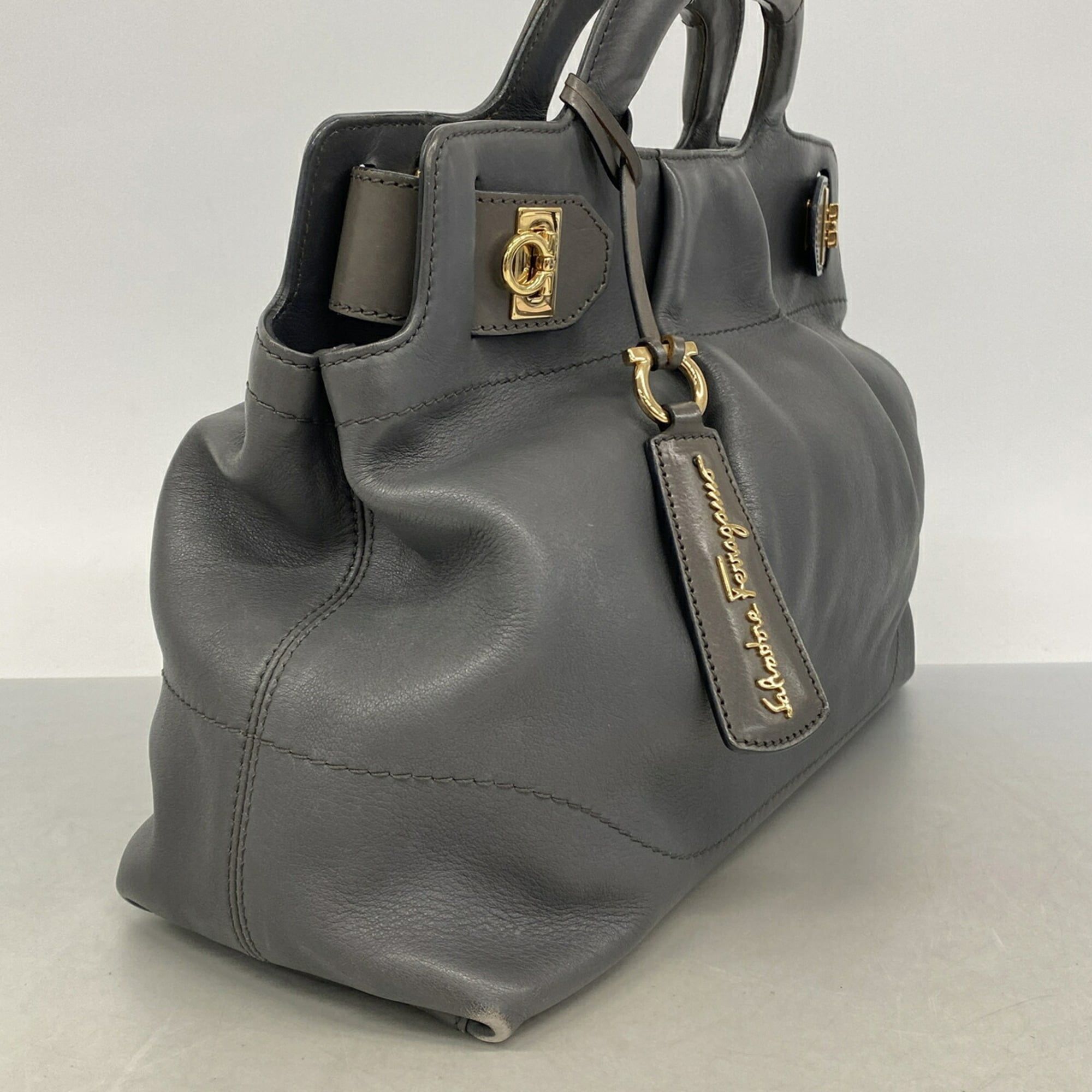 Leather Handbag (Pre-Owned) - Salvatore Ferragamo - Modalova