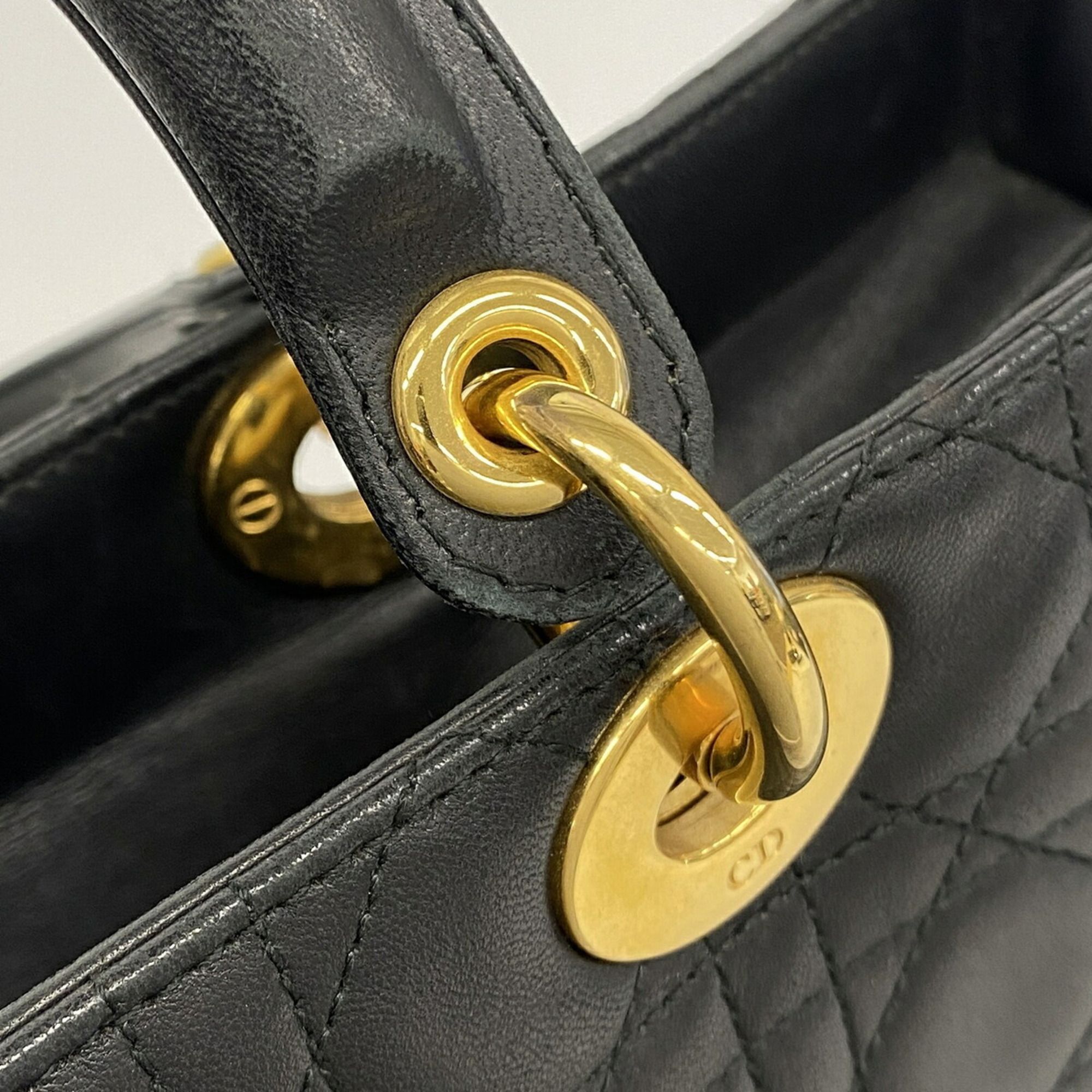 Leather Handbag (Pre-Owned) - Christian Dior - Modalova