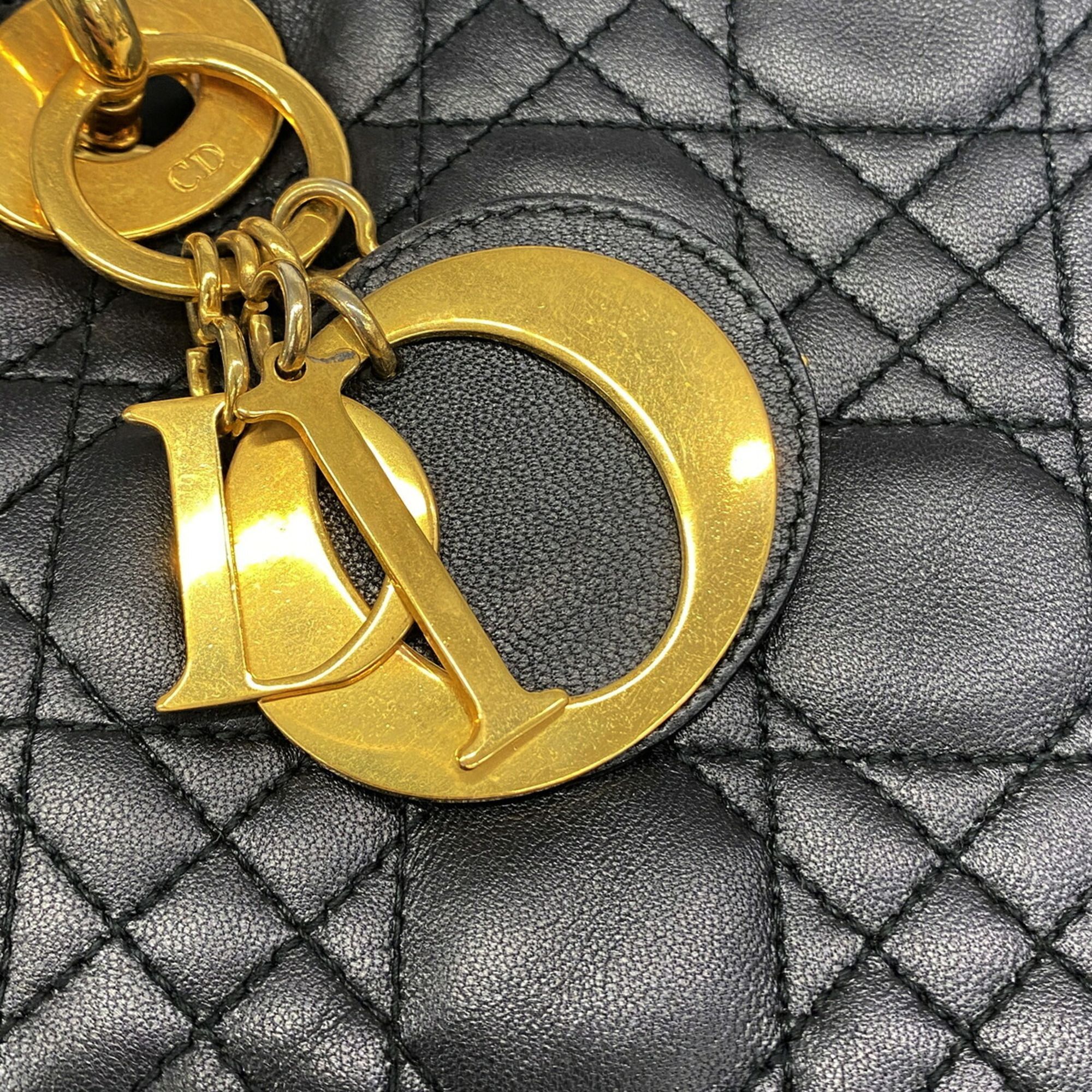 Leather Handbag (Pre-Owned) - Christian Dior - Modalova
