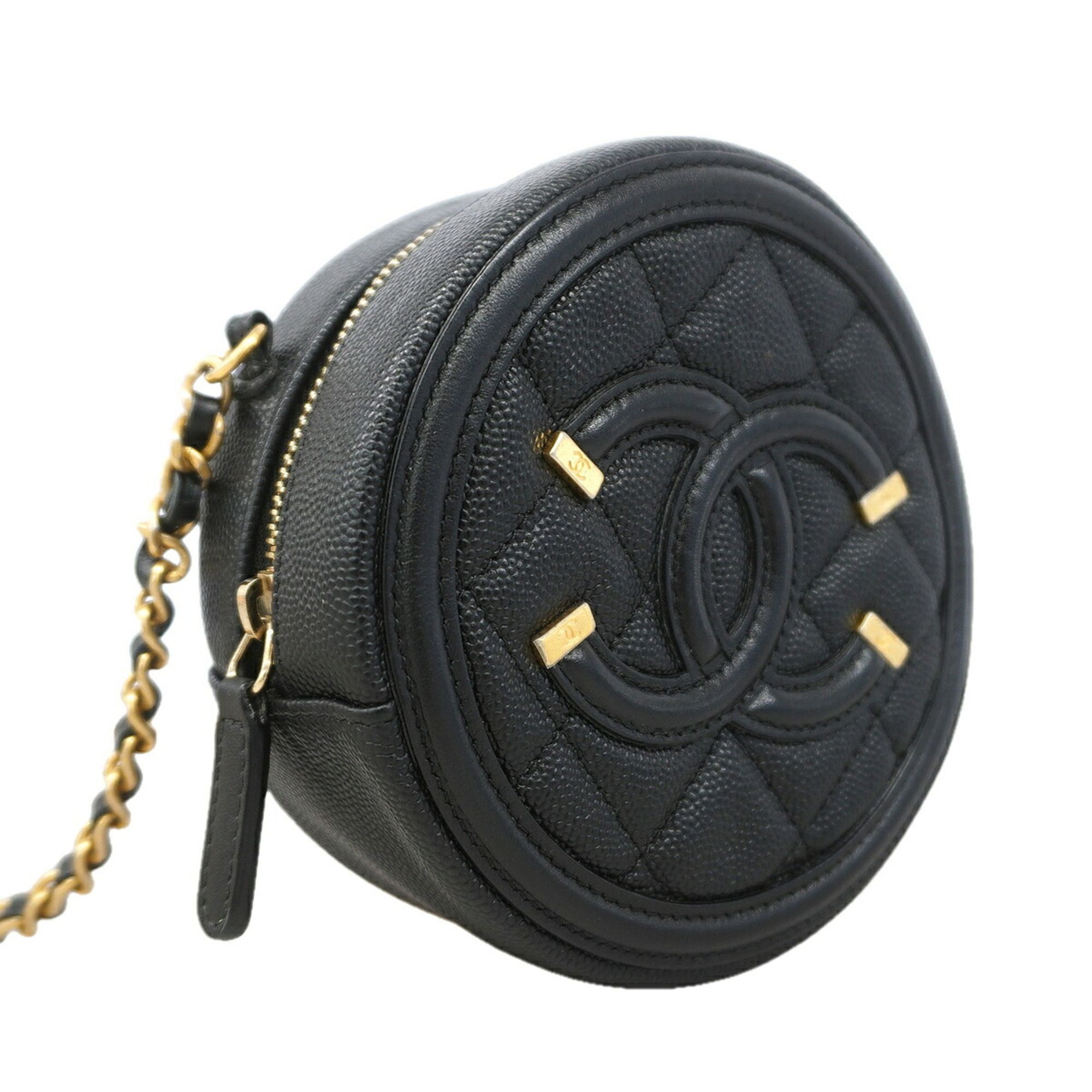 Grained Calfskin Shoulder Bag (Pre-Owned) - Chanel - Modalova