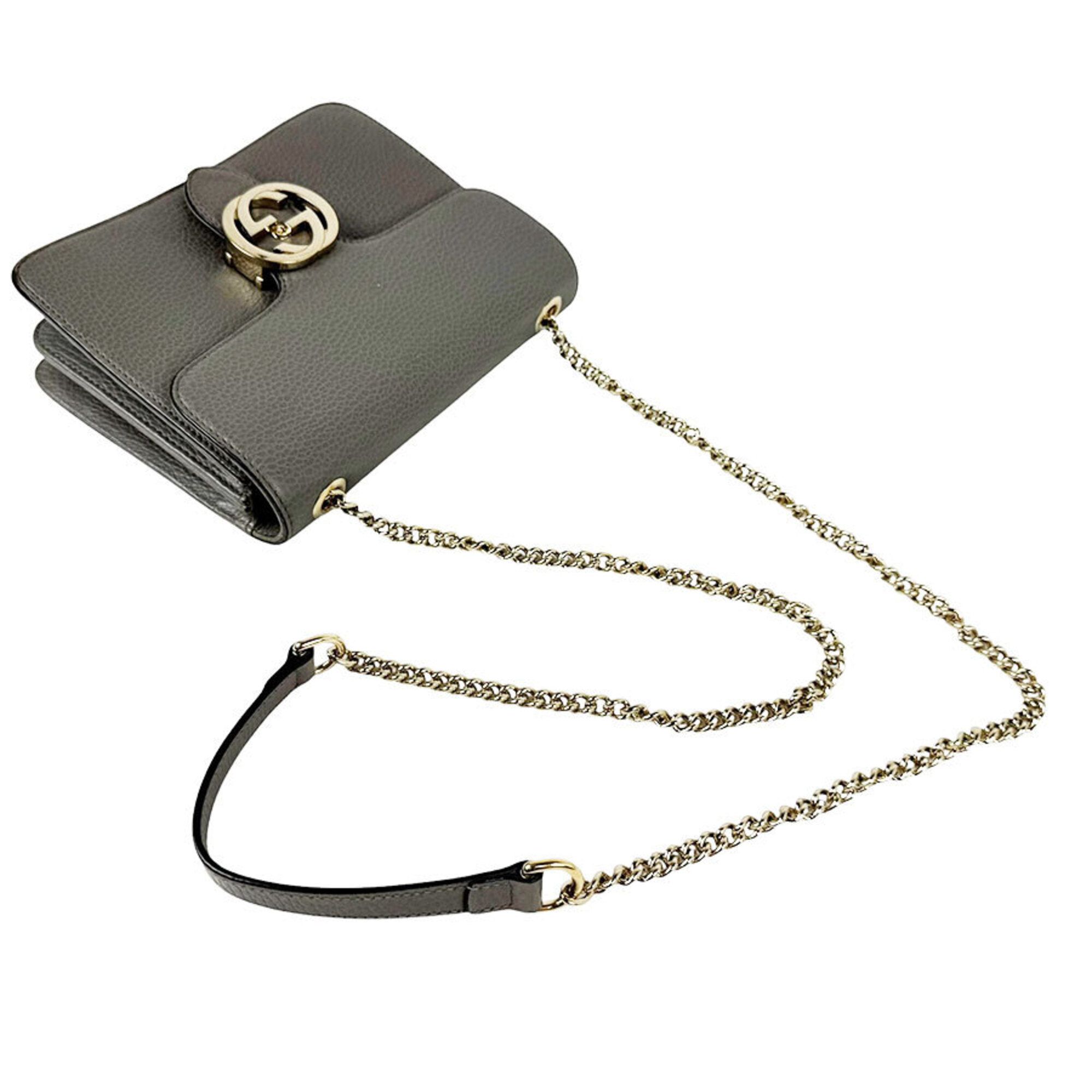Leather Shoulder Bag (Pre-Owned) - Gucci - Modalova
