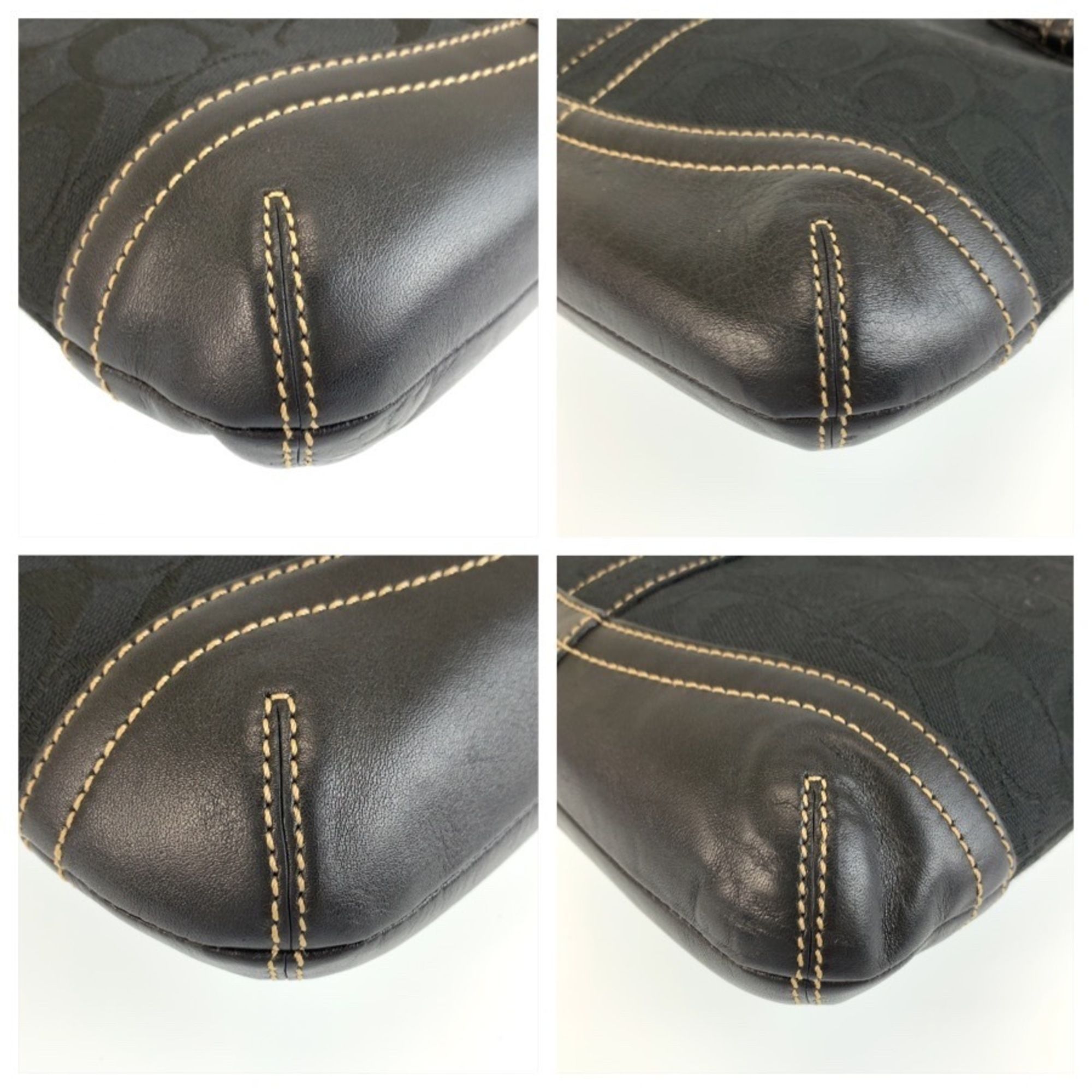 Canvas Leather Shoulder Bag (Pre-Owned) - Coach - Modalova