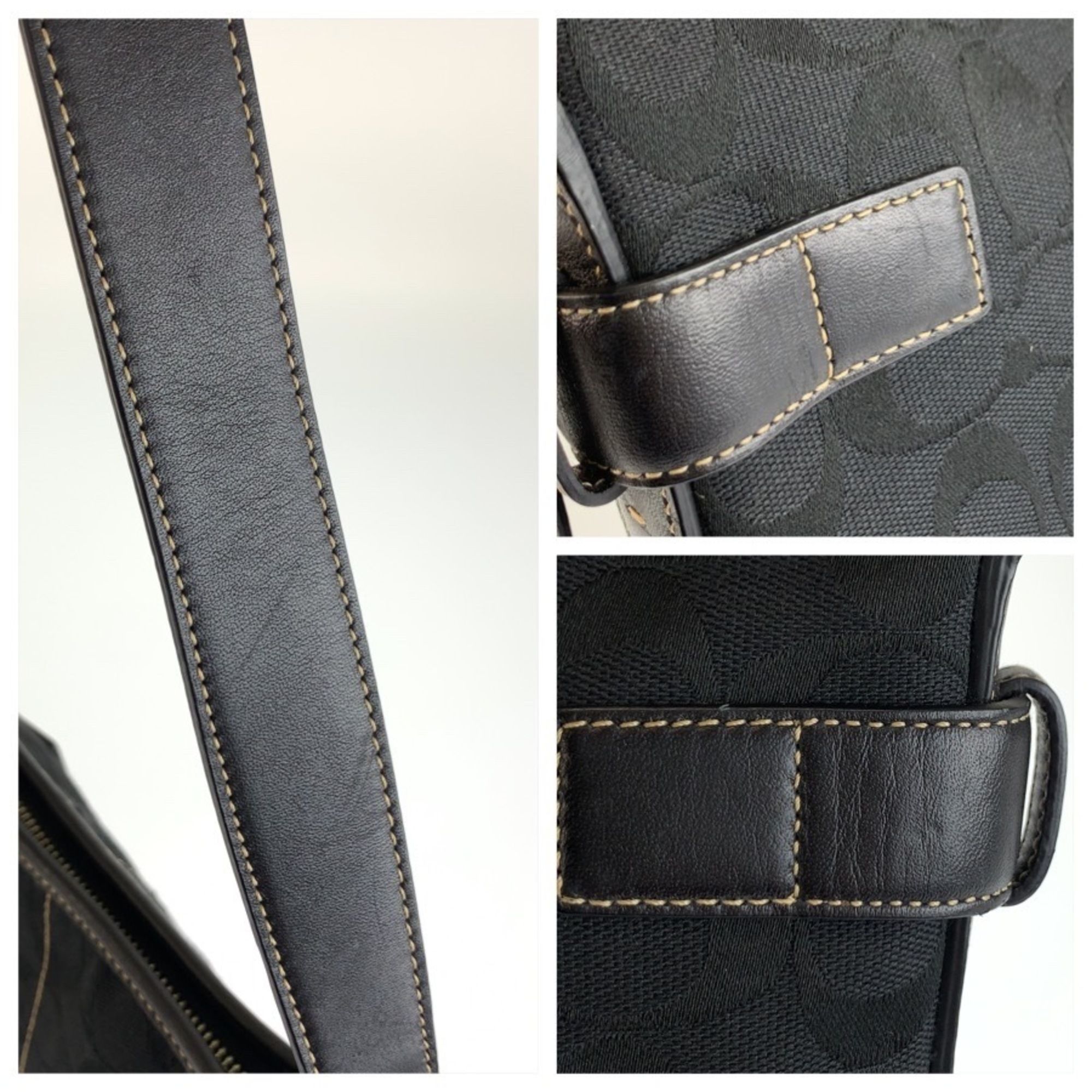 Canvas Leather Shoulder Bag (Pre-Owned) - Coach - Modalova
