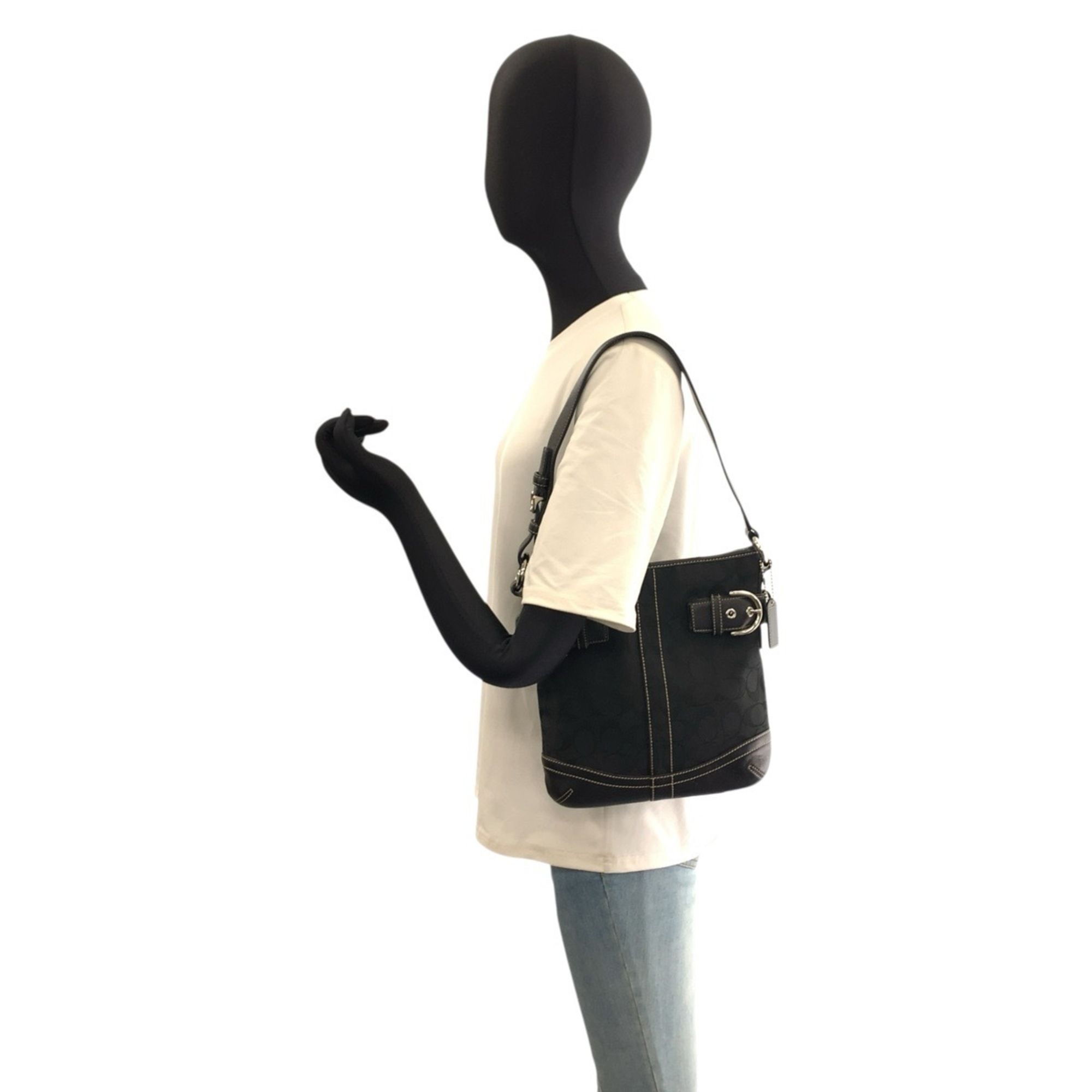 Canvas Leather Shoulder Bag (Pre-Owned) - Coach - Modalova