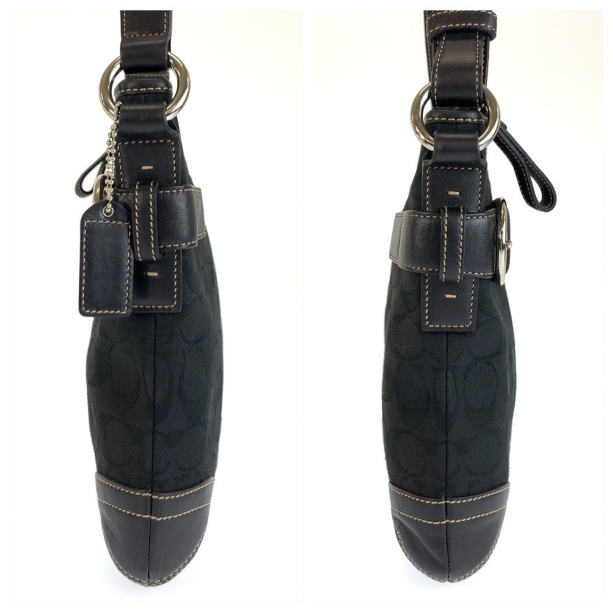 Canvas Leather Shoulder Bag (Pre-Owned) - Coach - Modalova