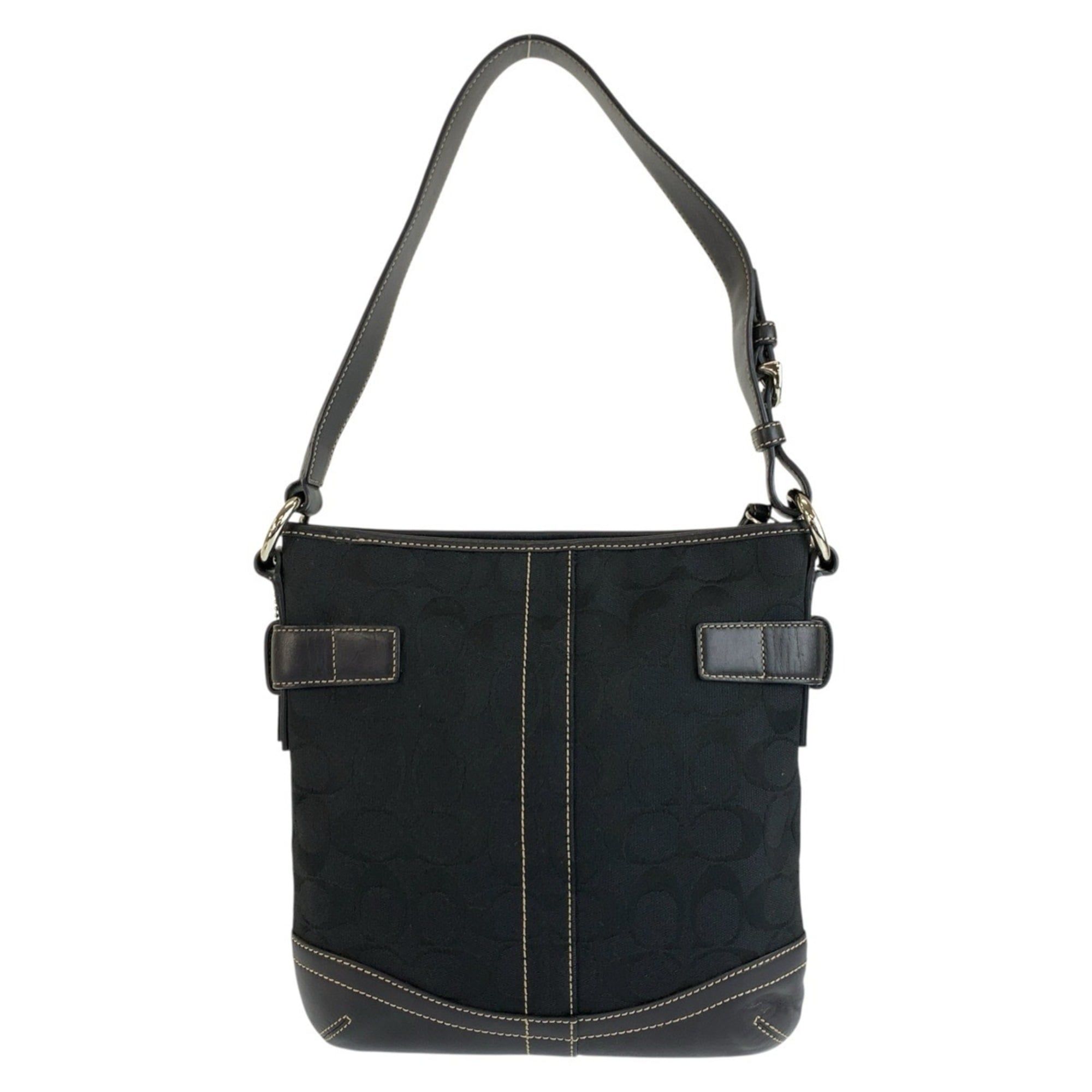 Canvas Leather Shoulder Bag (Pre-Owned) - Coach - Modalova