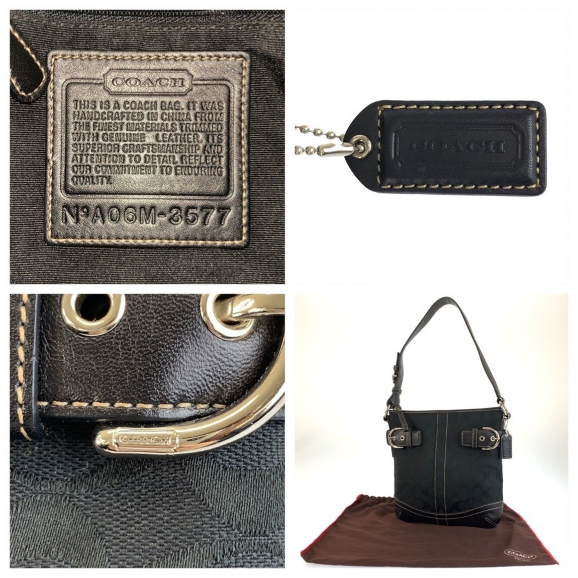Canvas Leather Shoulder Bag (Pre-Owned) - Coach - Modalova