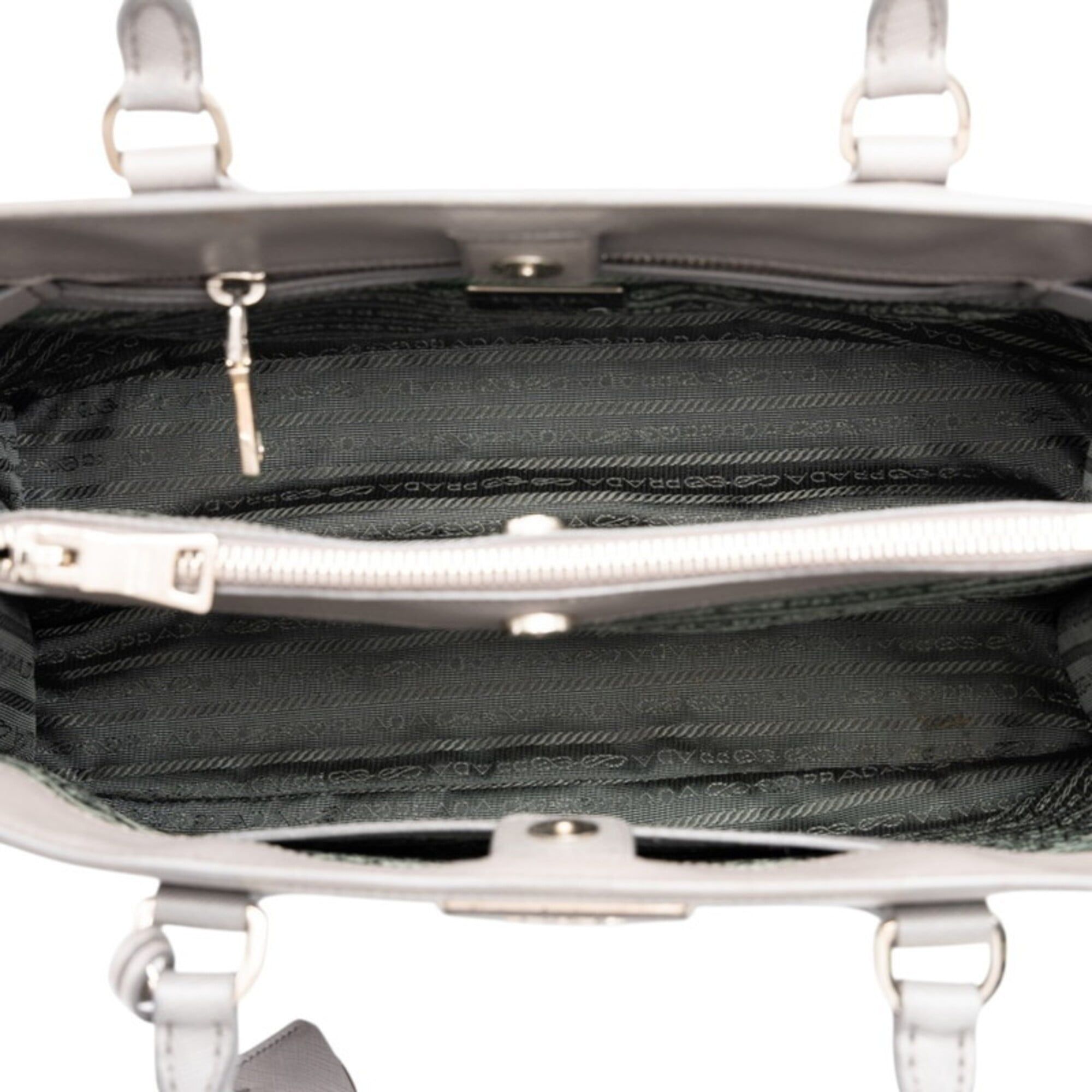 Saffiano Triangle Leather Handbag (Pre-Owned) - Prada - Modalova