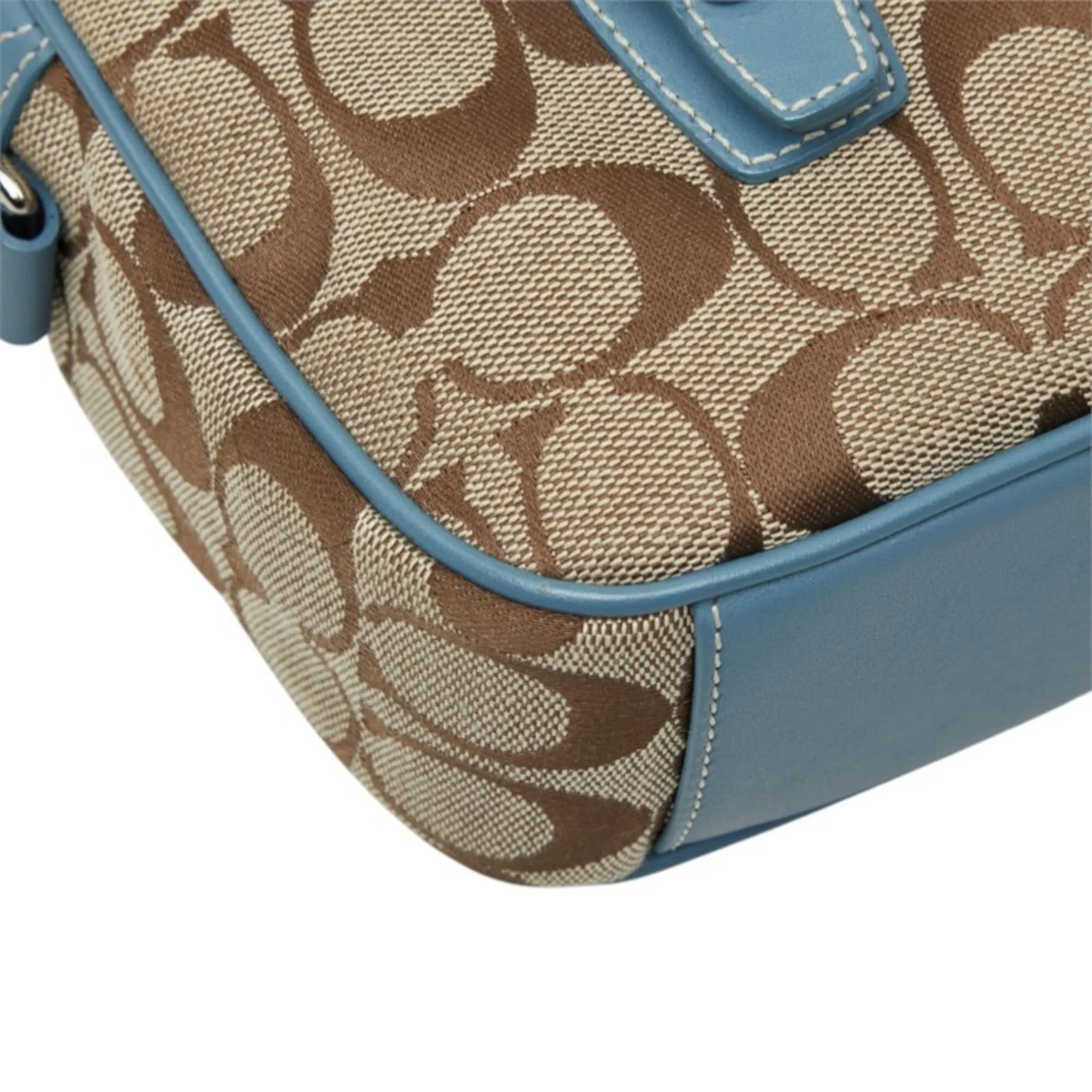 Canvas Leather Shoulder Bag (Pre-Owned) - Coach - Modalova