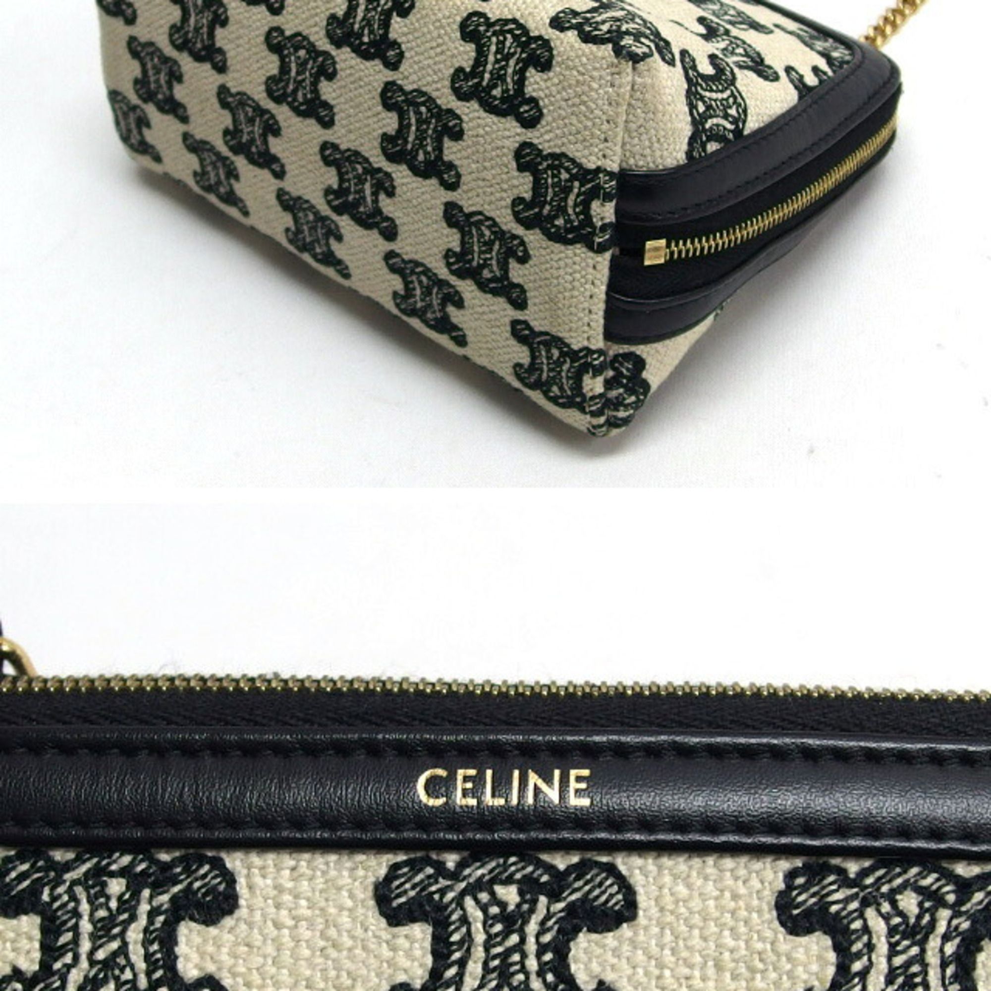 Canvas Leather Shoulder Bag (Pre-Owned) - Celine - Modalova
