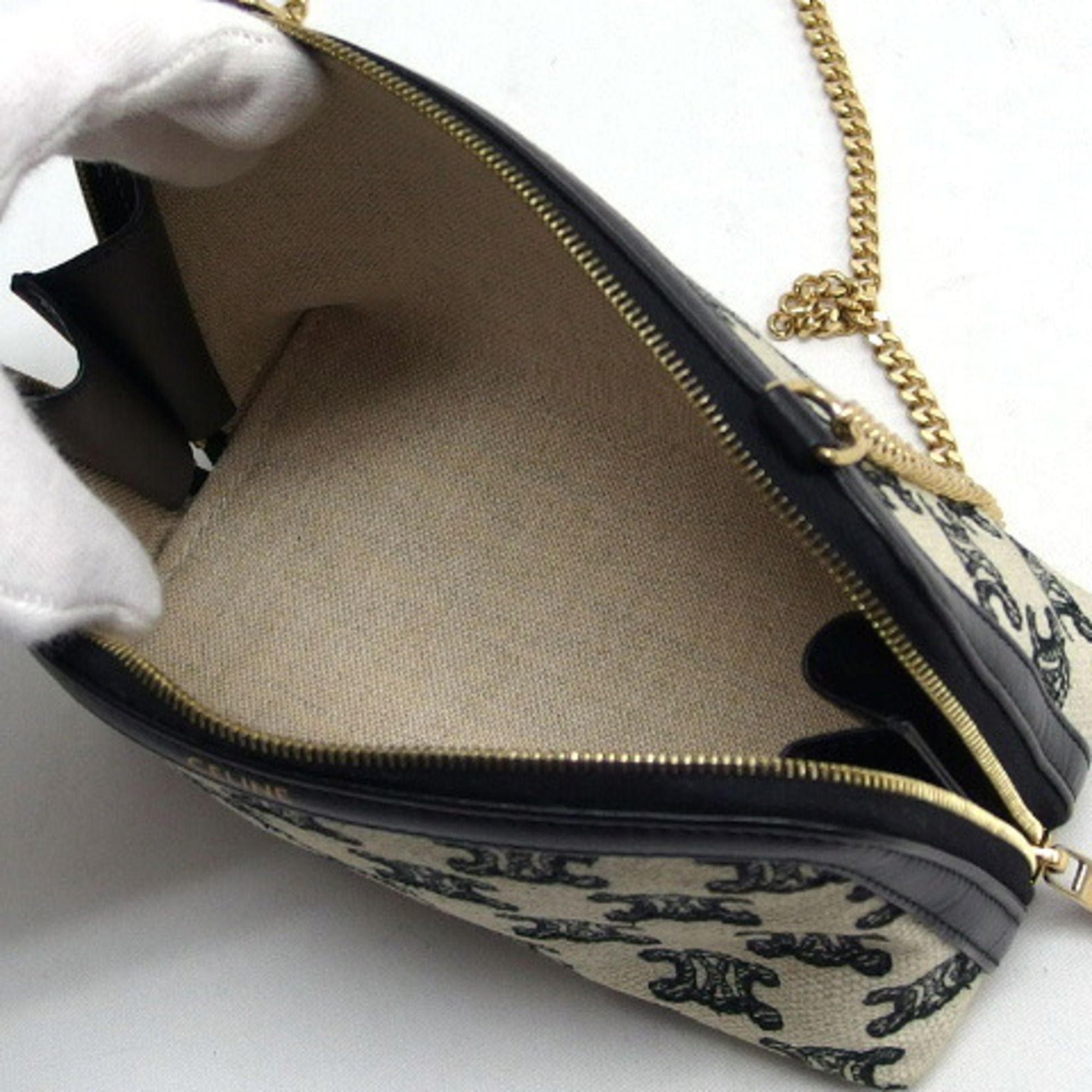Canvas Leather Shoulder Bag (Pre-Owned) - Celine - Modalova