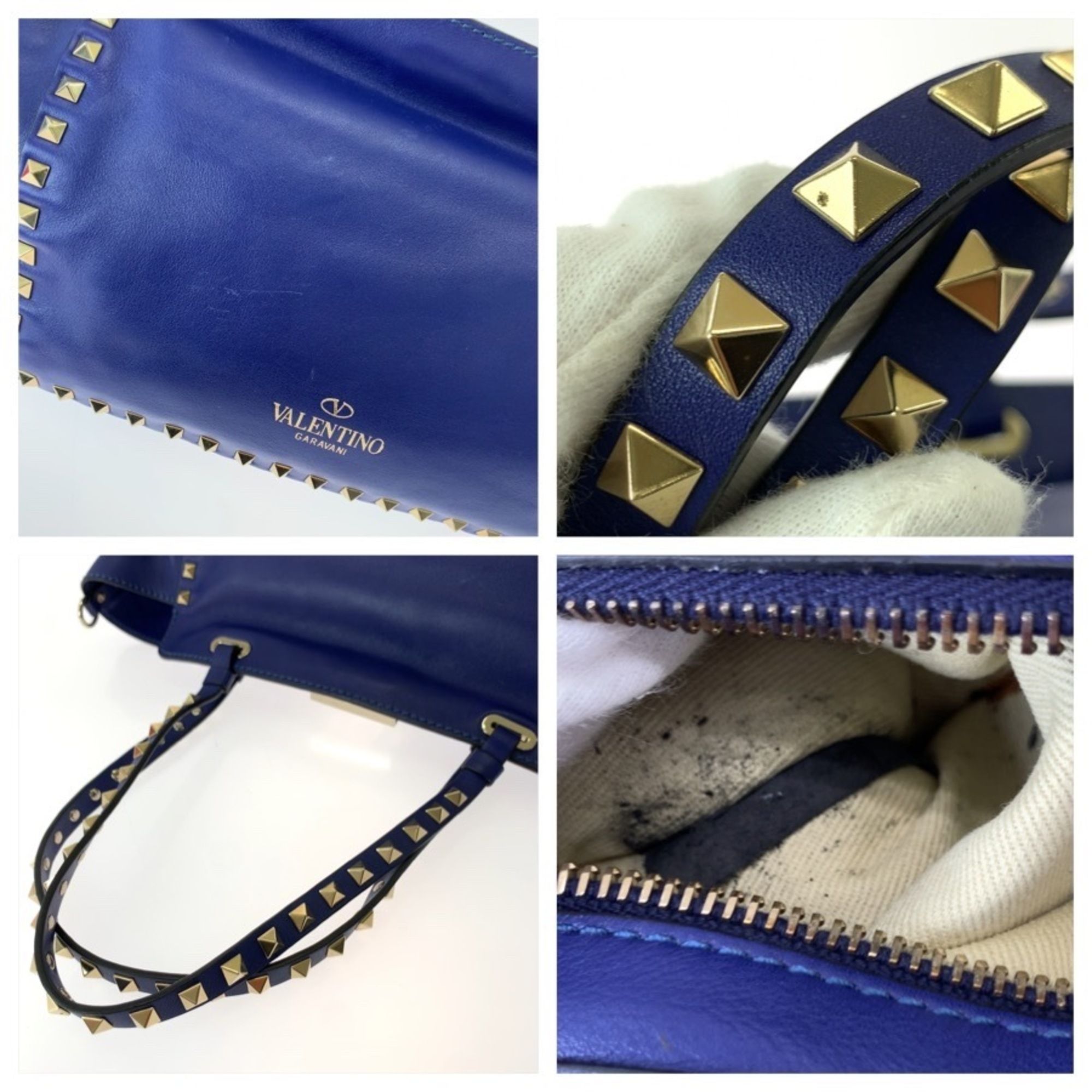 Leather Shoulder Bag Tote Bag (Pre-Owned) - Valentino - Modalova