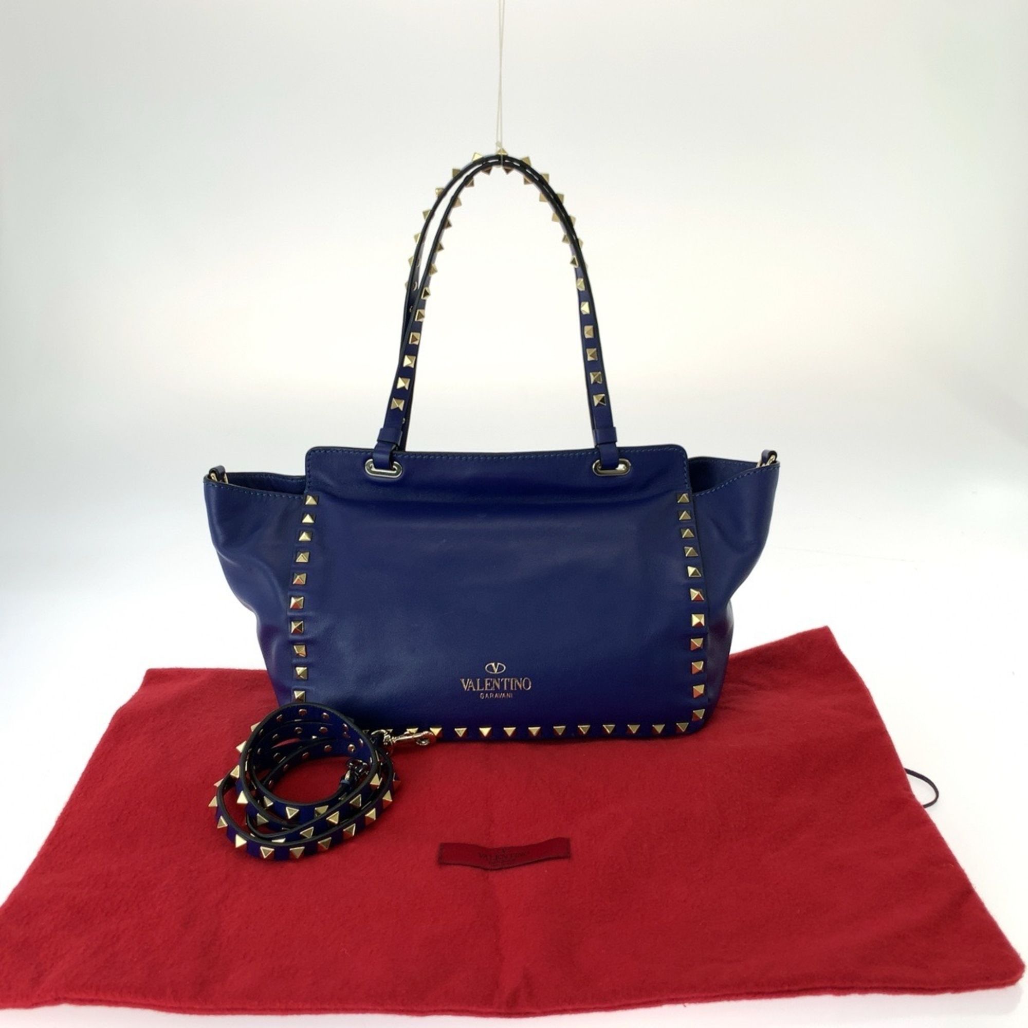 Leather Shoulder Bag Tote Bag (Pre-Owned) - Valentino - Modalova