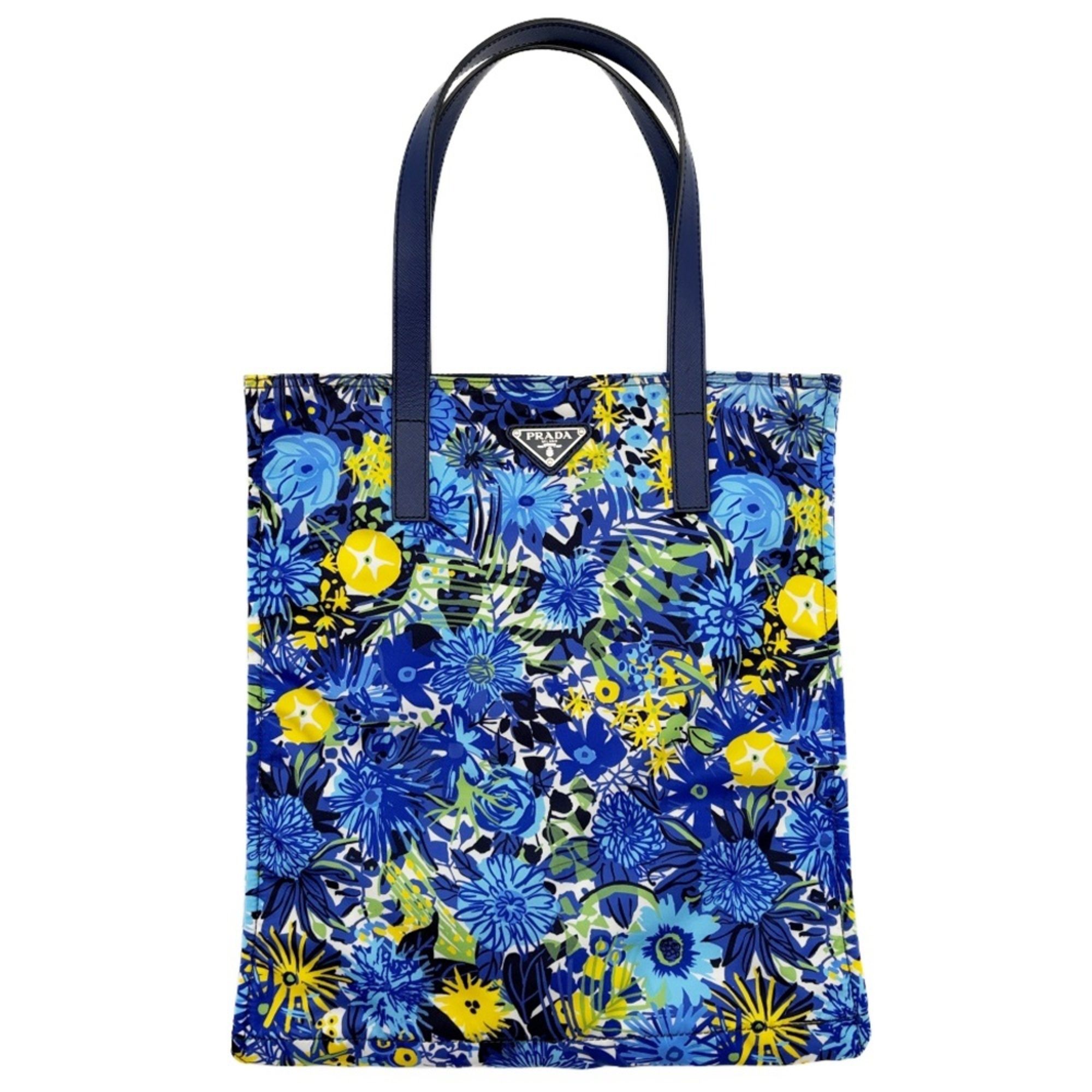 Nylon Leather Tote Bag (Pre-Owned) - Prada - Modalova
