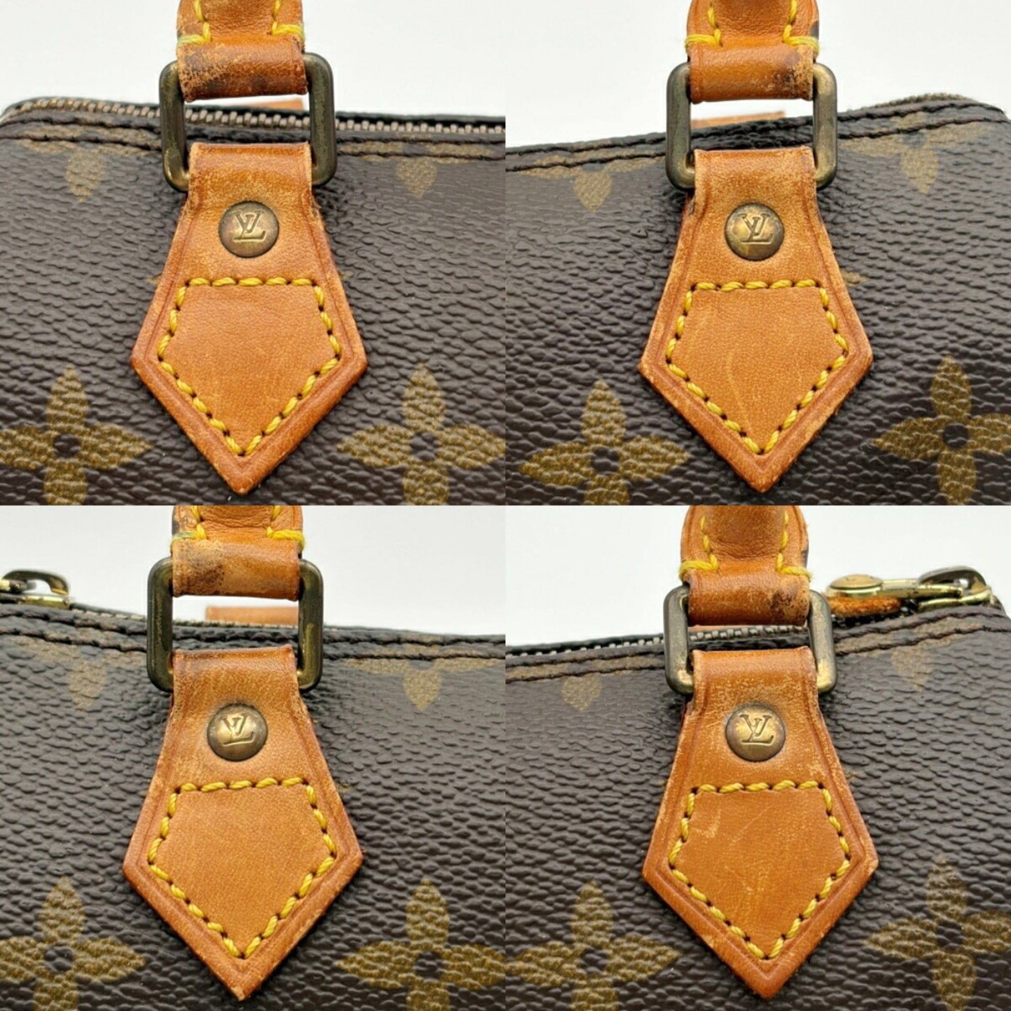 Leather Boston Bag (Pre-Owned) - Louis Vuitton - Modalova