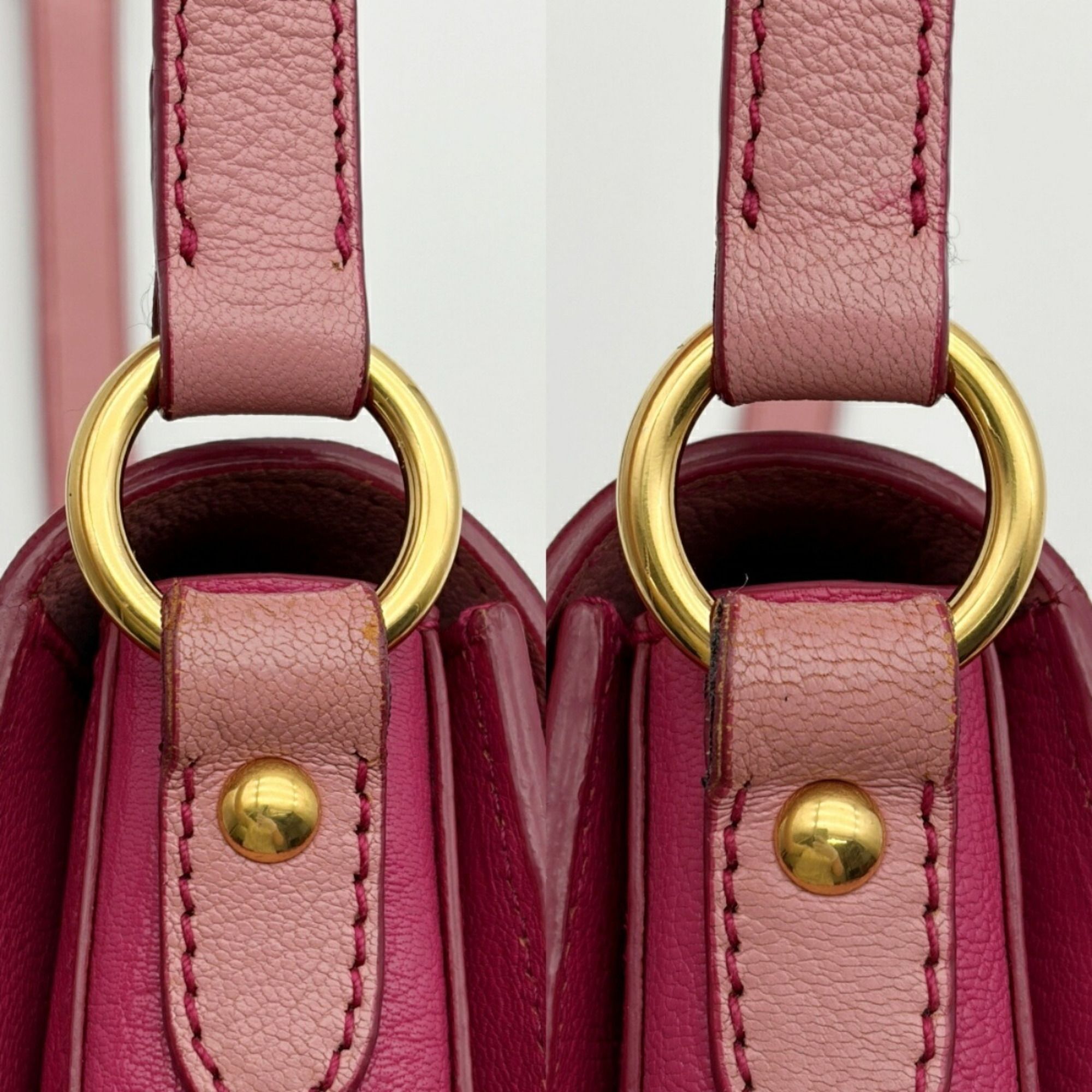 Leather Shoulder Bag (Pre-Owned) - Miu Miu - Modalova