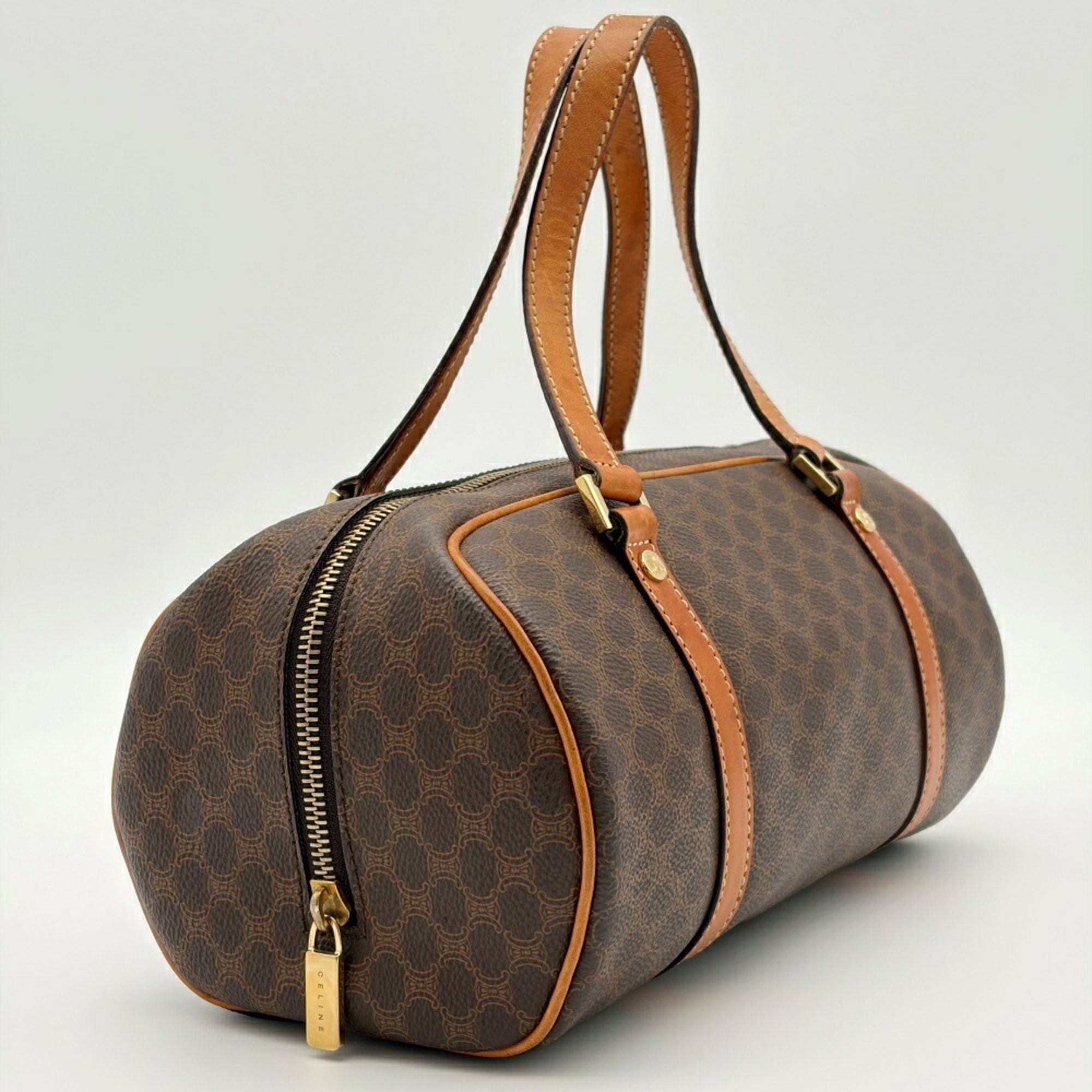 Macadam Pvc Leather Boston Bag (Pre-Owned) - Celine - Modalova
