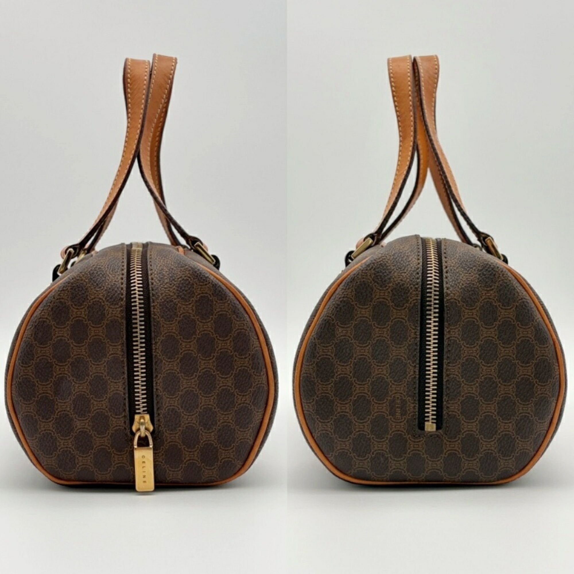 Macadam Pvc Leather Boston Bag (Pre-Owned) - Celine - Modalova