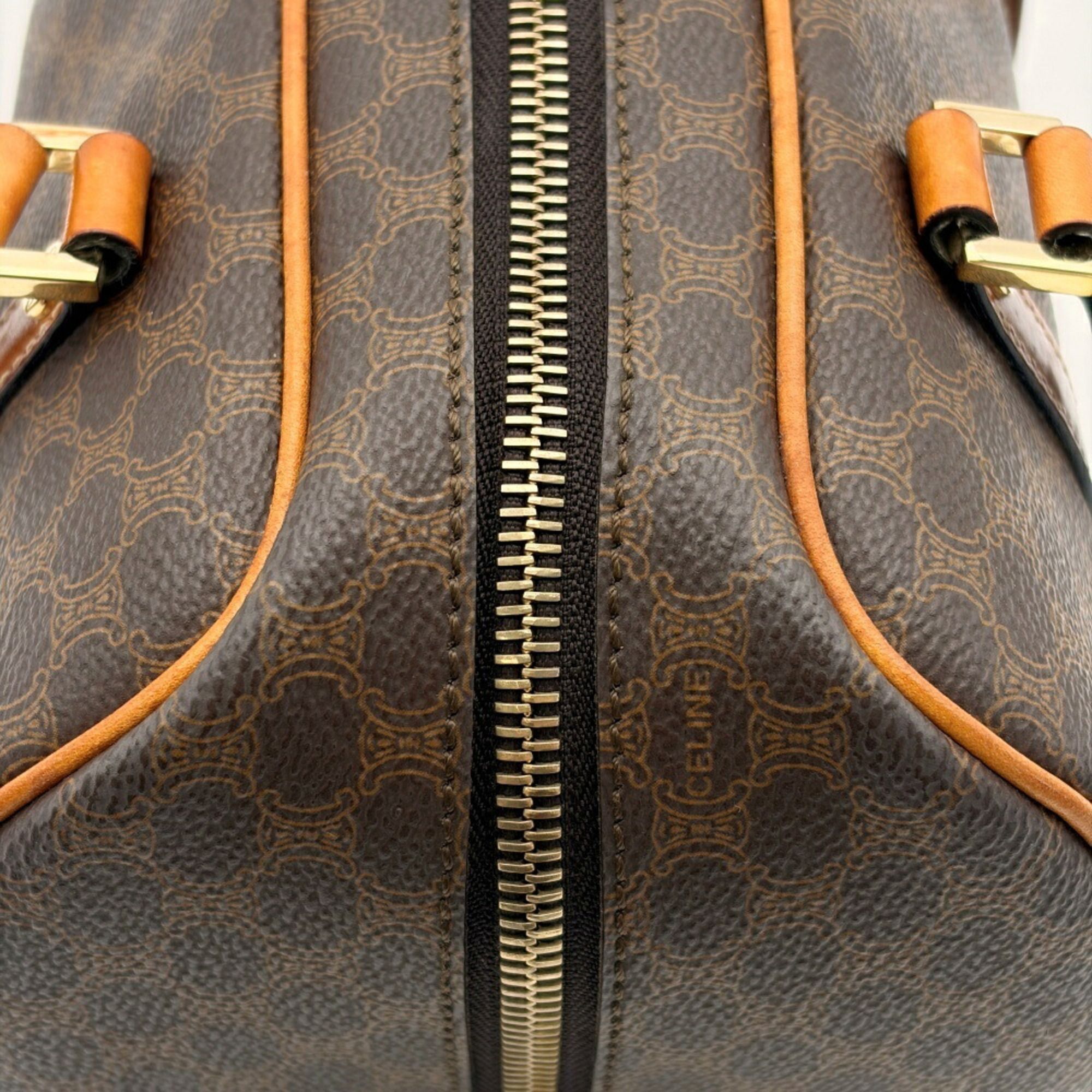 Macadam Pvc Leather Boston Bag (Pre-Owned) - Celine - Modalova