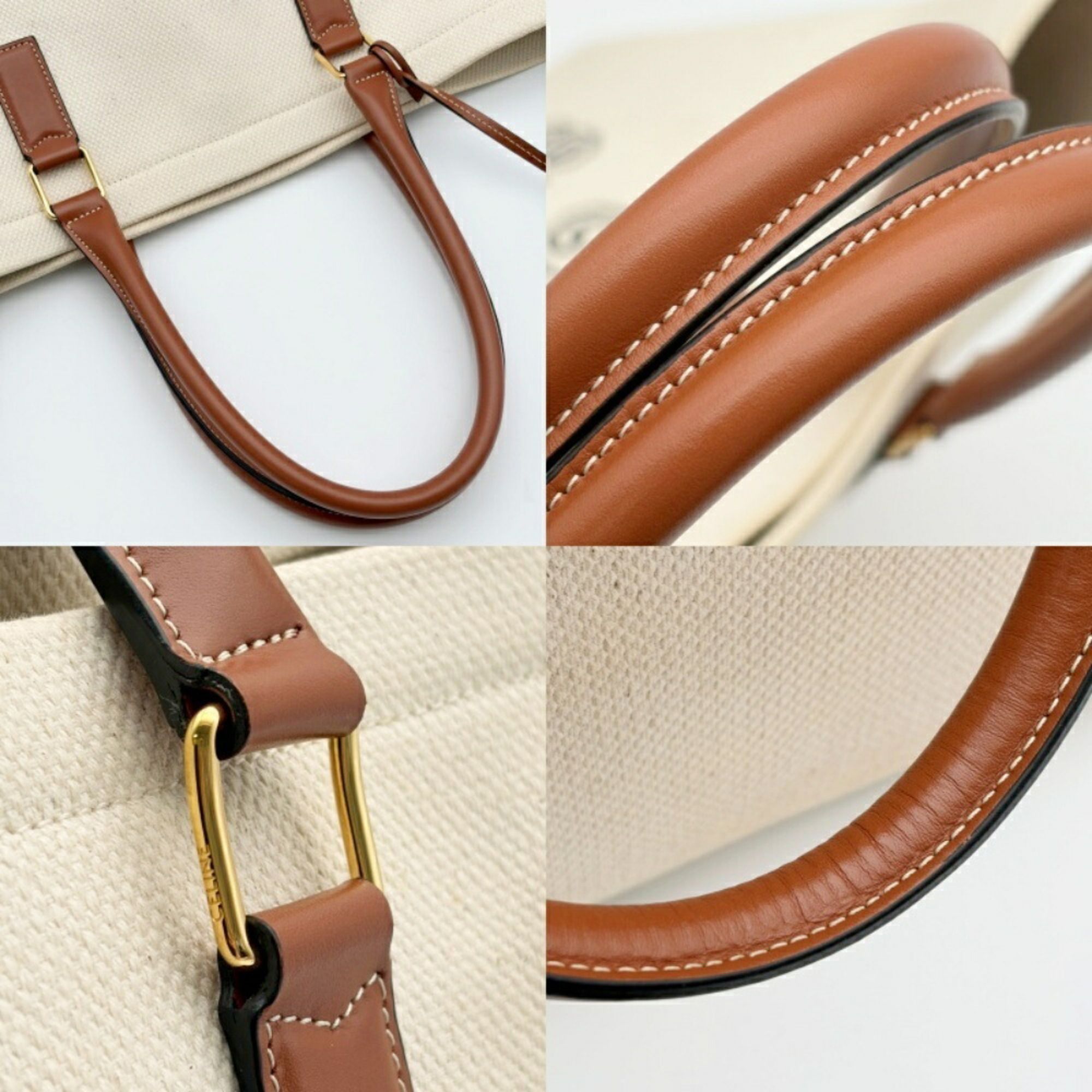 Canvas Leather Tote Bag (Pre-Owned) - Celine - Modalova