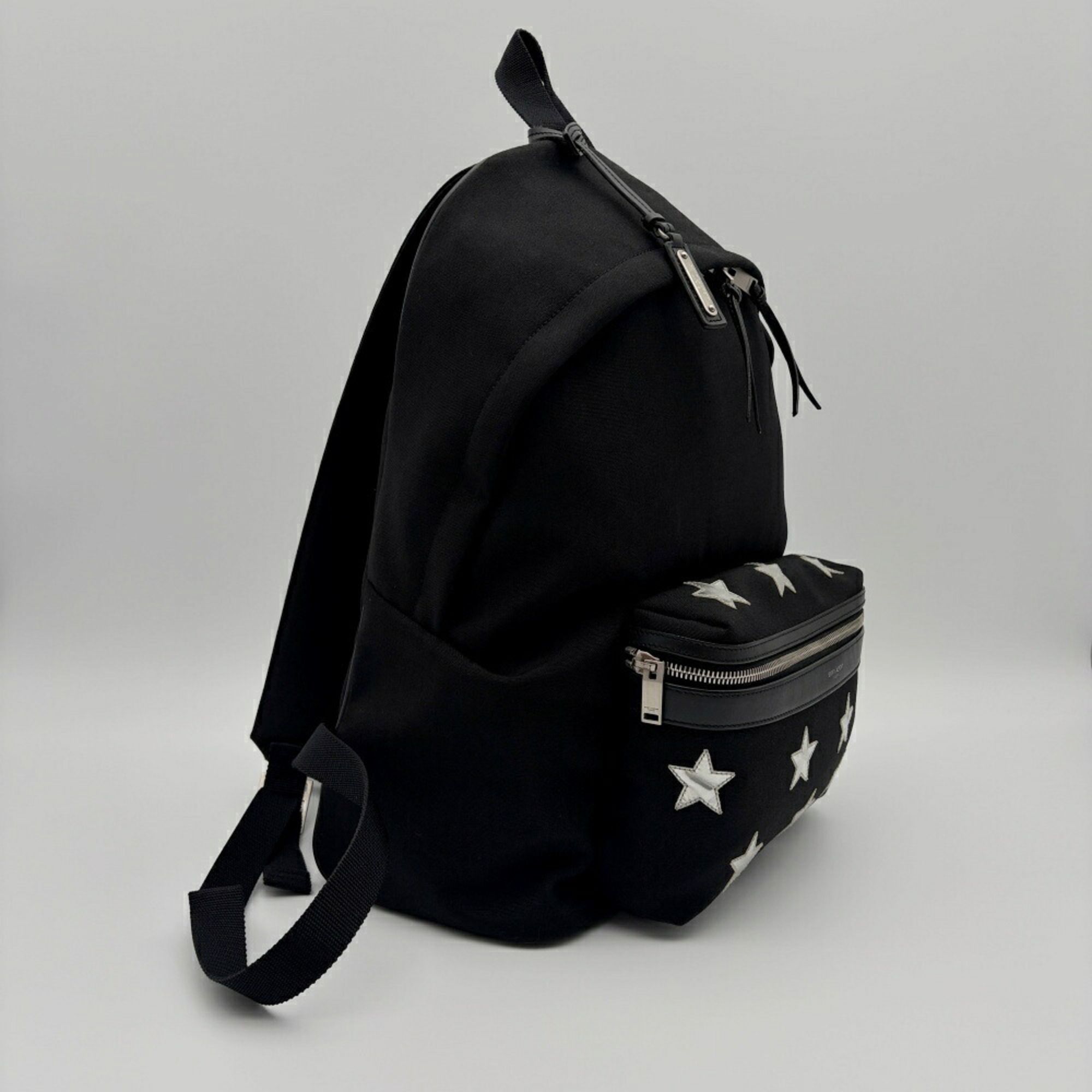 Canvas Leather Backpack (Pre-Owned) - Saint Laurent - Modalova