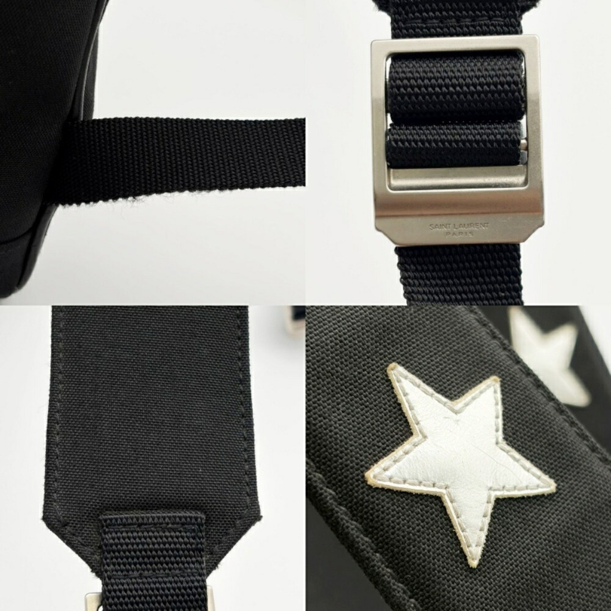 Canvas Leather Backpack (Pre-Owned) - Saint Laurent - Modalova