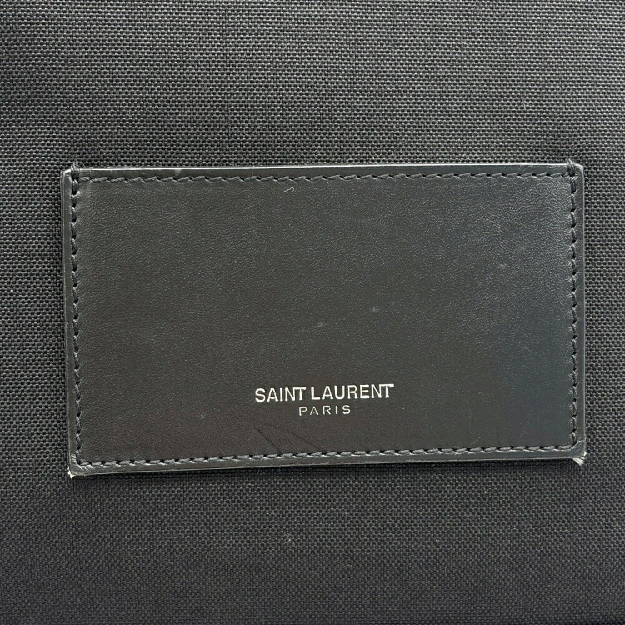 Canvas Leather Backpack (Pre-Owned) - Saint Laurent - Modalova