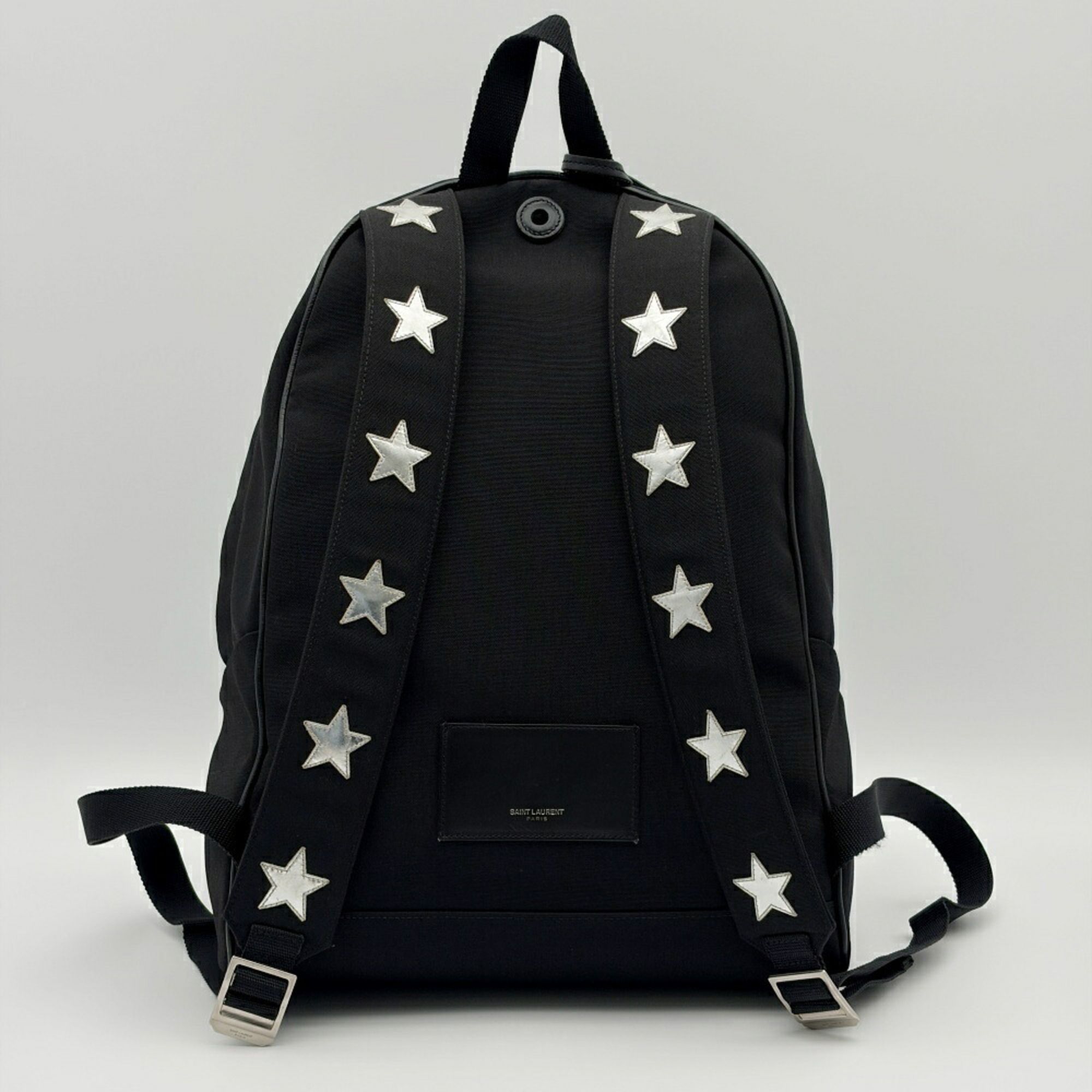 Canvas Leather Backpack (Pre-Owned) - Saint Laurent - Modalova