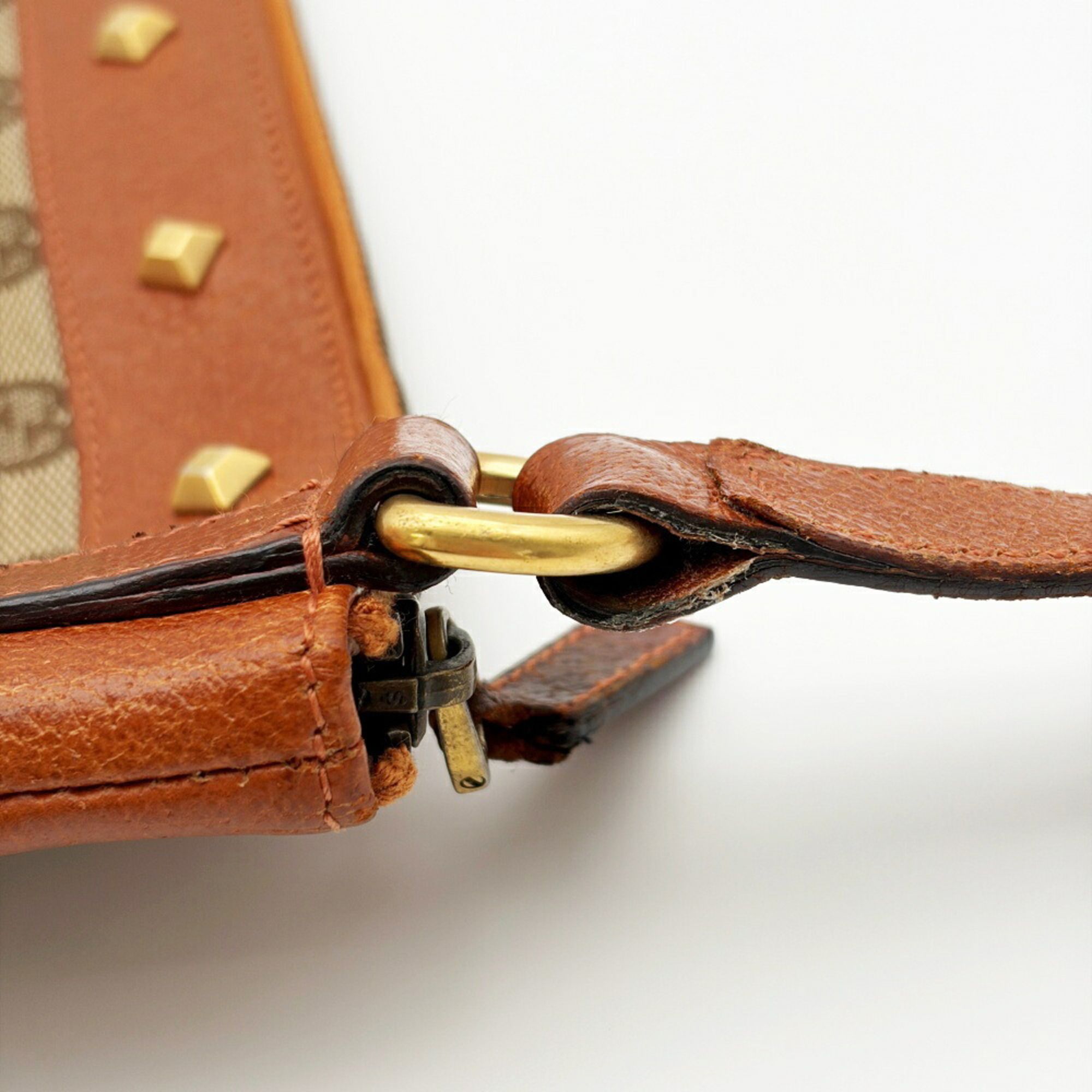 Canvas Leather Shoulder Bag (Pre-Owned) - Gucci - Modalova