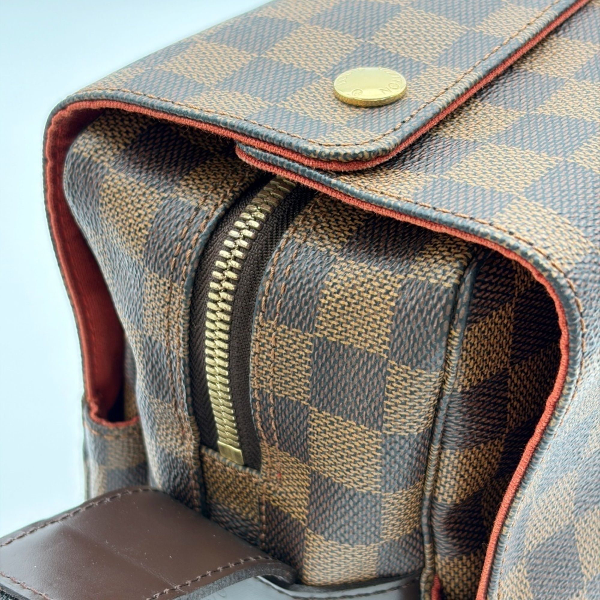 Damier Canvas Leather Shoulder Bag (Pre-Owned) - Louis Vuitton - Modalova
