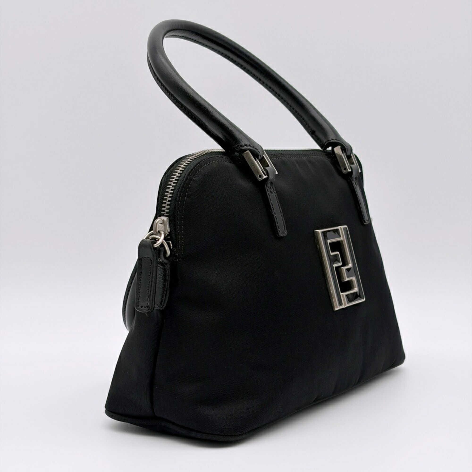 Nylon Leather Tote Bag (Pre-Owned) - Fendi - Modalova