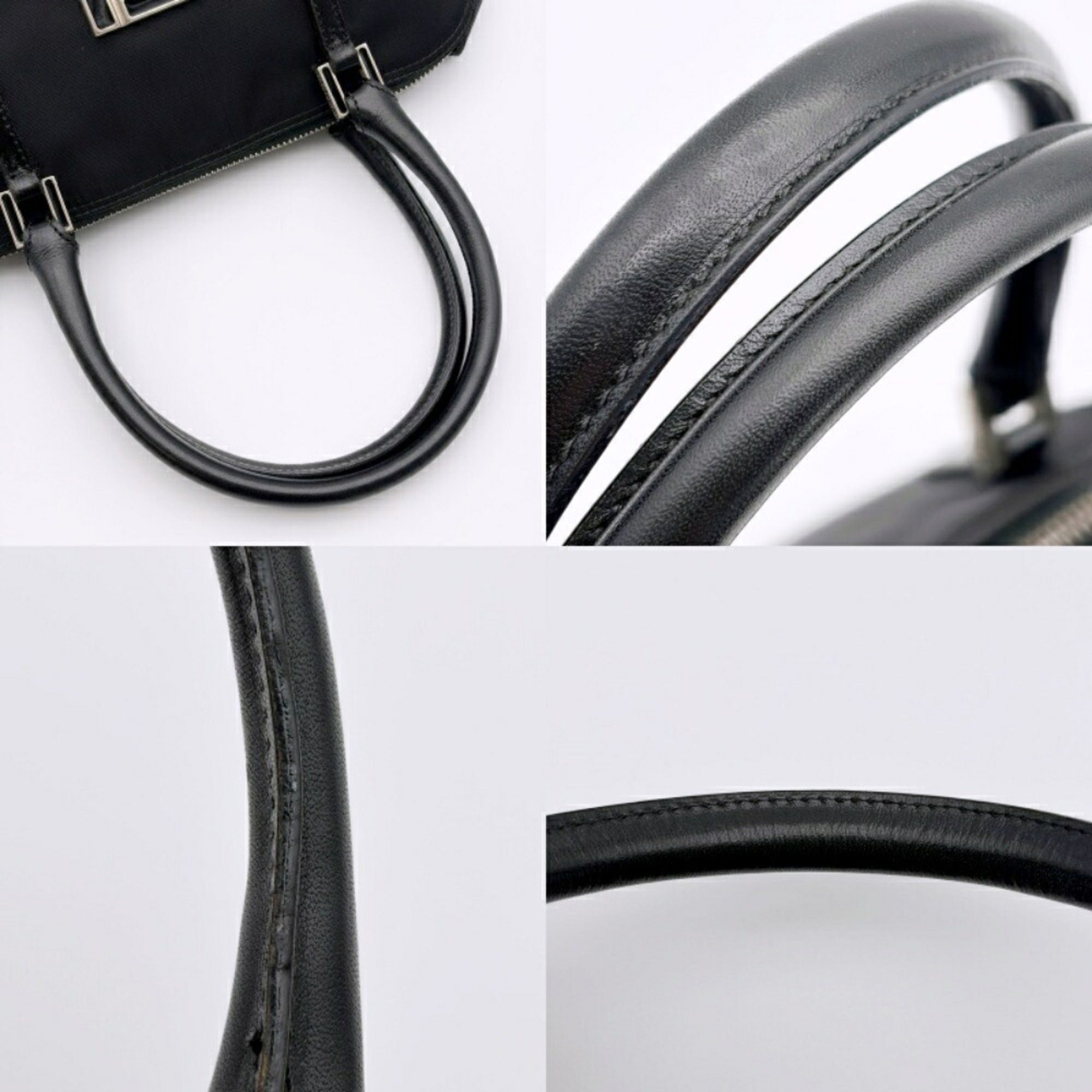 Nylon Leather Tote Bag (Pre-Owned) - Fendi - Modalova