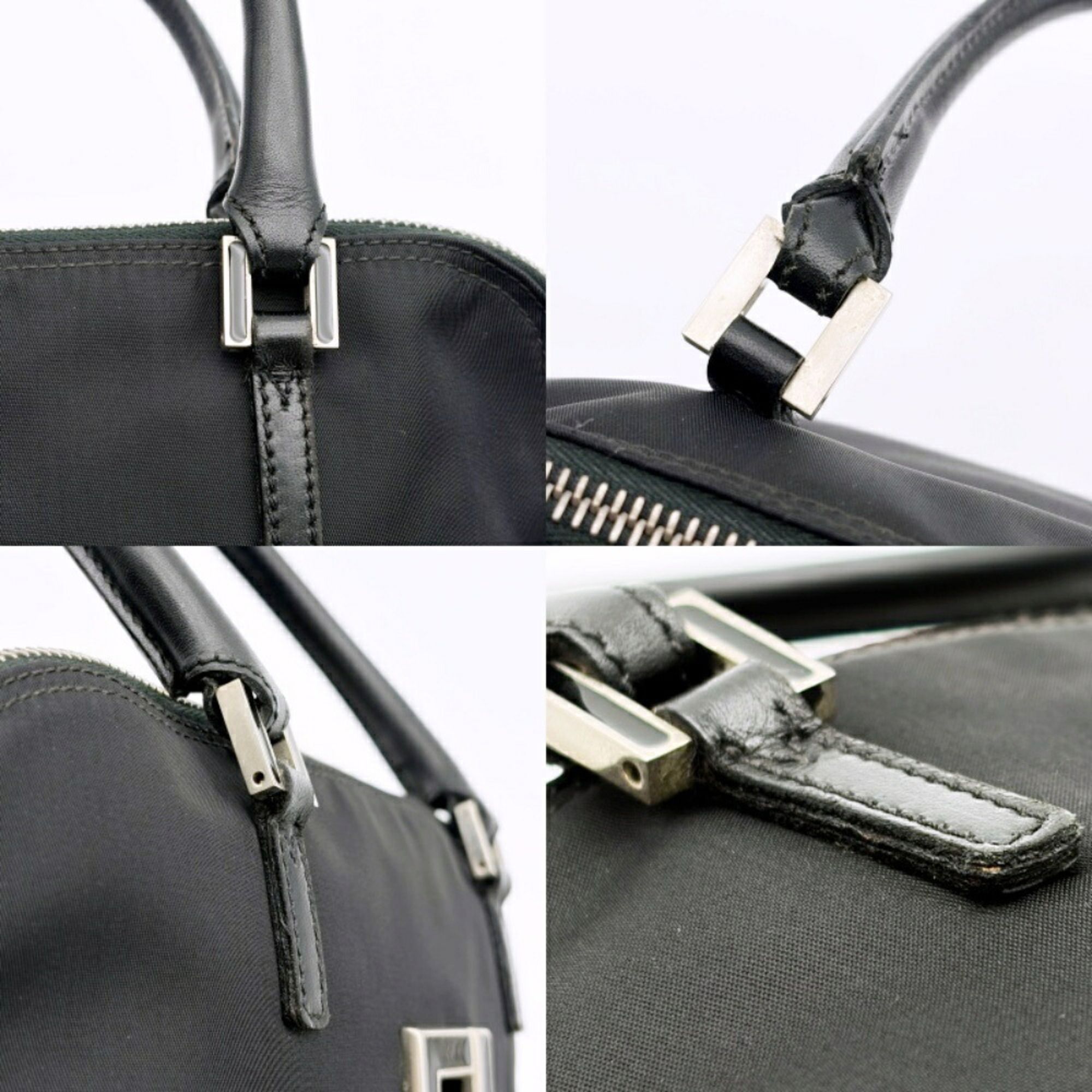 Nylon Leather Tote Bag (Pre-Owned) - Fendi - Modalova