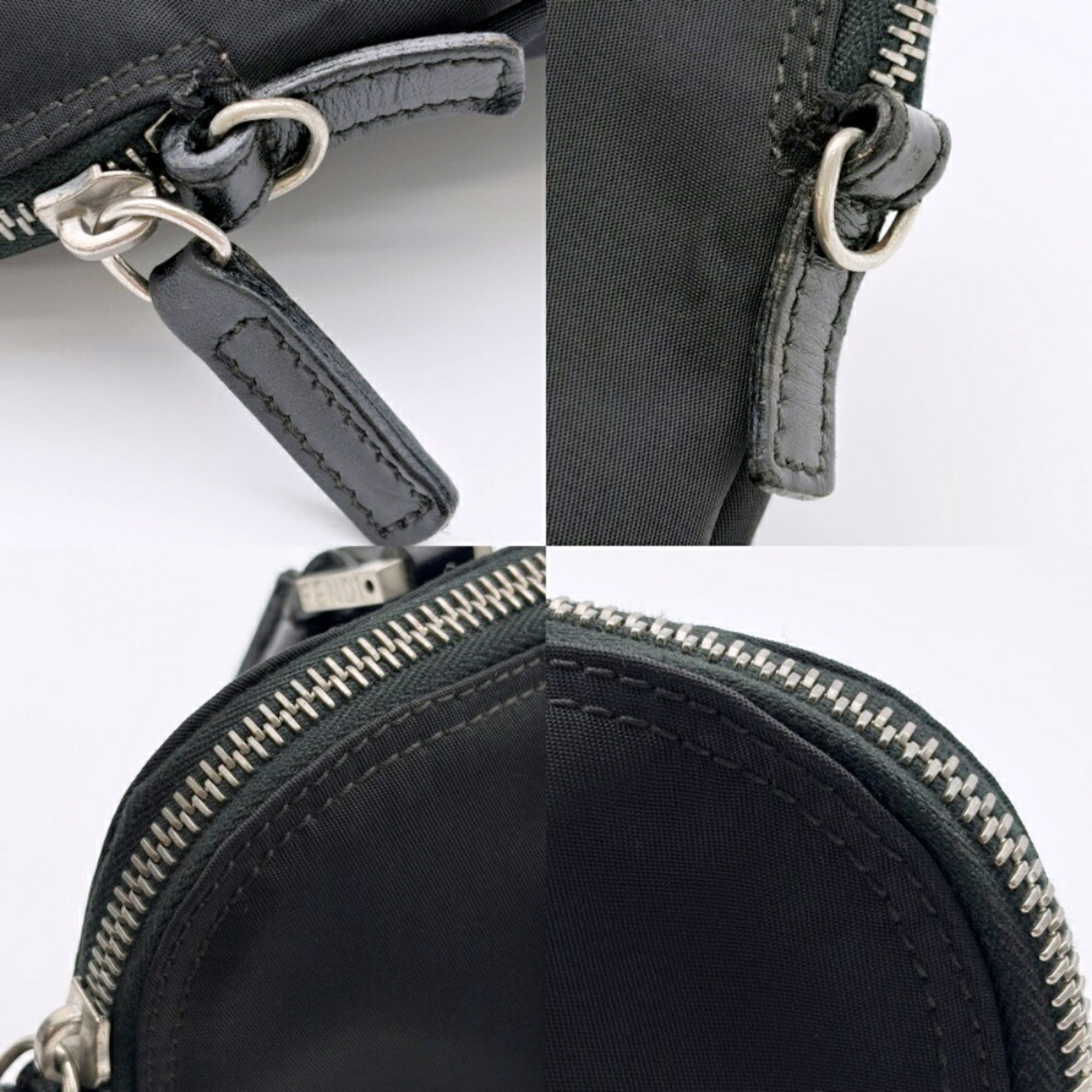Nylon Leather Tote Bag (Pre-Owned) - Fendi - Modalova