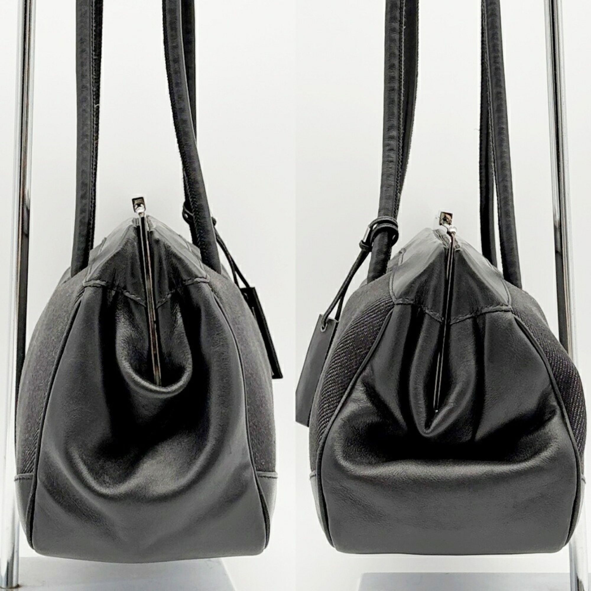 Denim Leather Handbag (Pre-Owned) - Gucci - Modalova