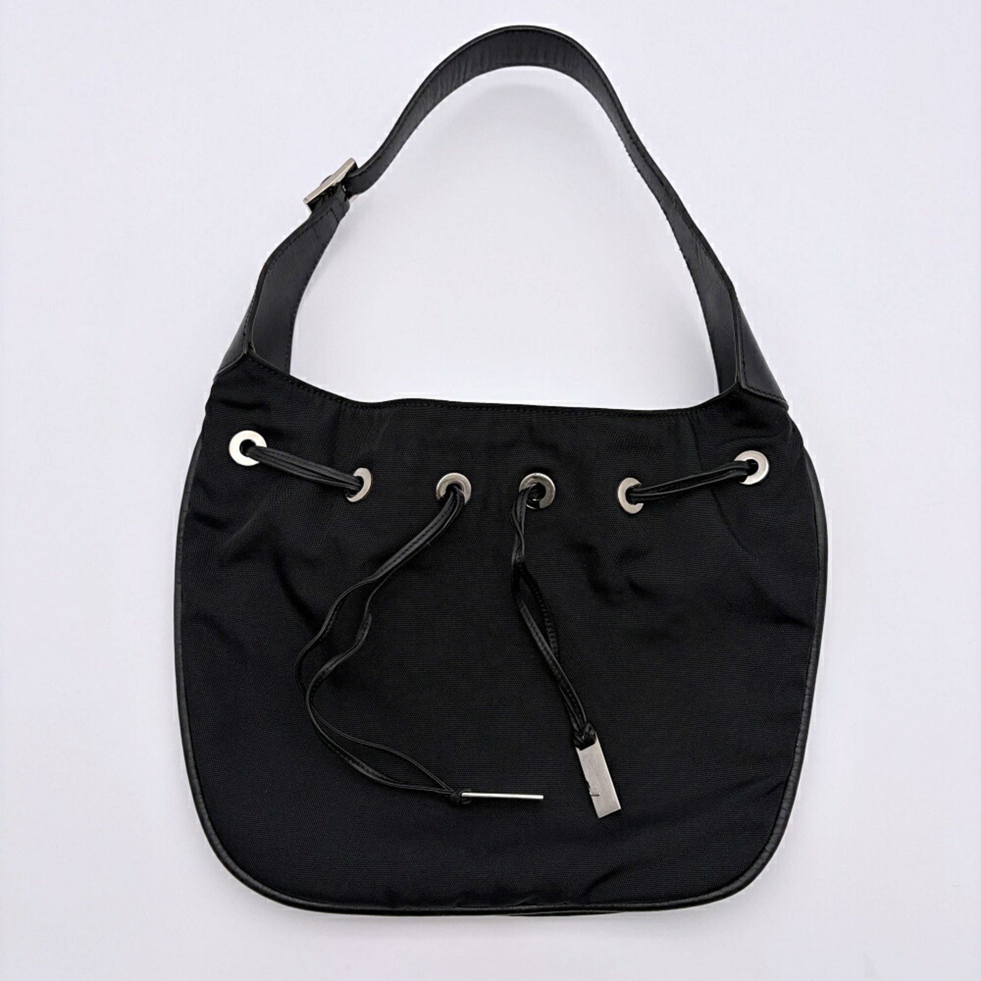 Nylon Leather Shoulder Bag (Pre-Owned) - Gucci - Modalova