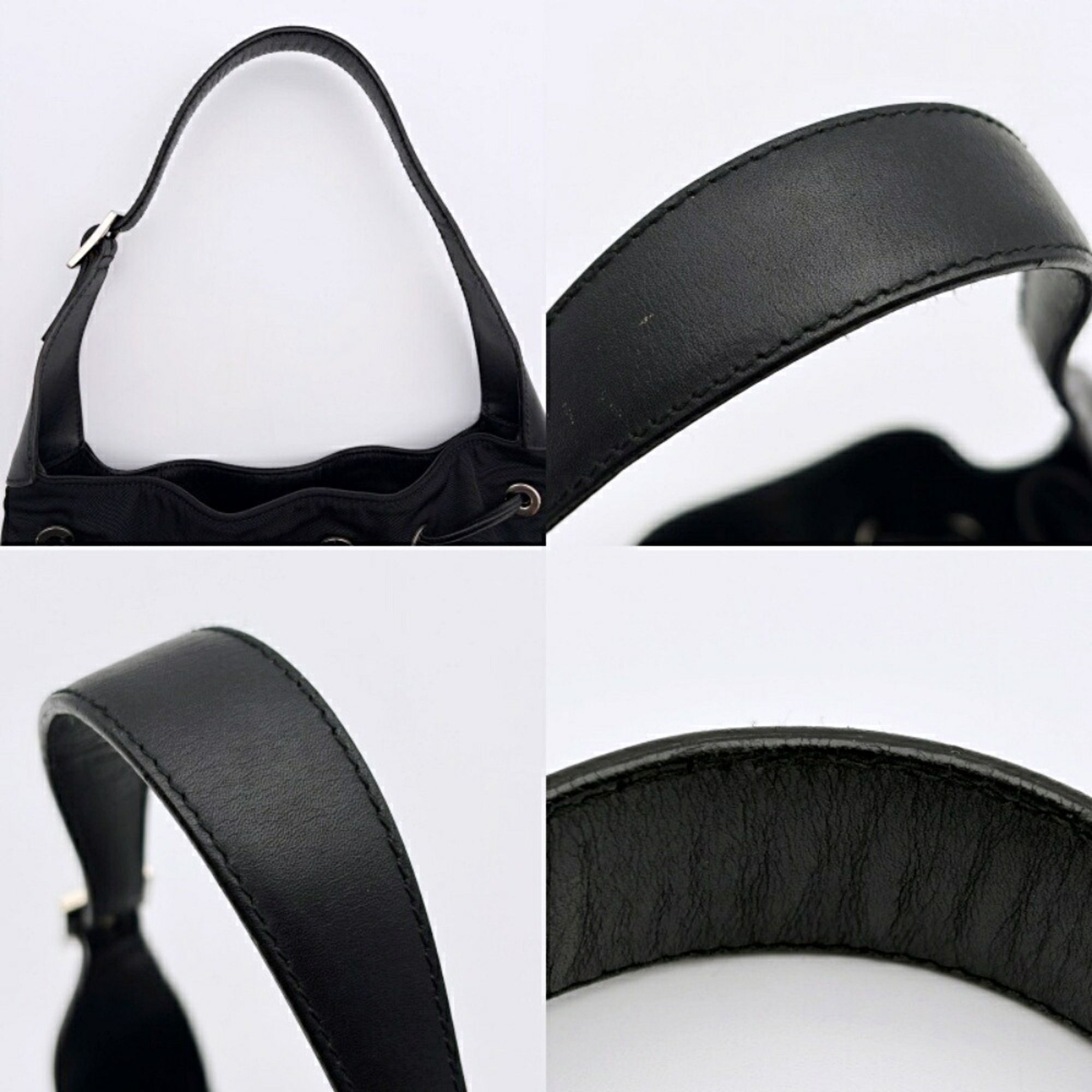 Nylon Leather Shoulder Bag (Pre-Owned) - Gucci - Modalova