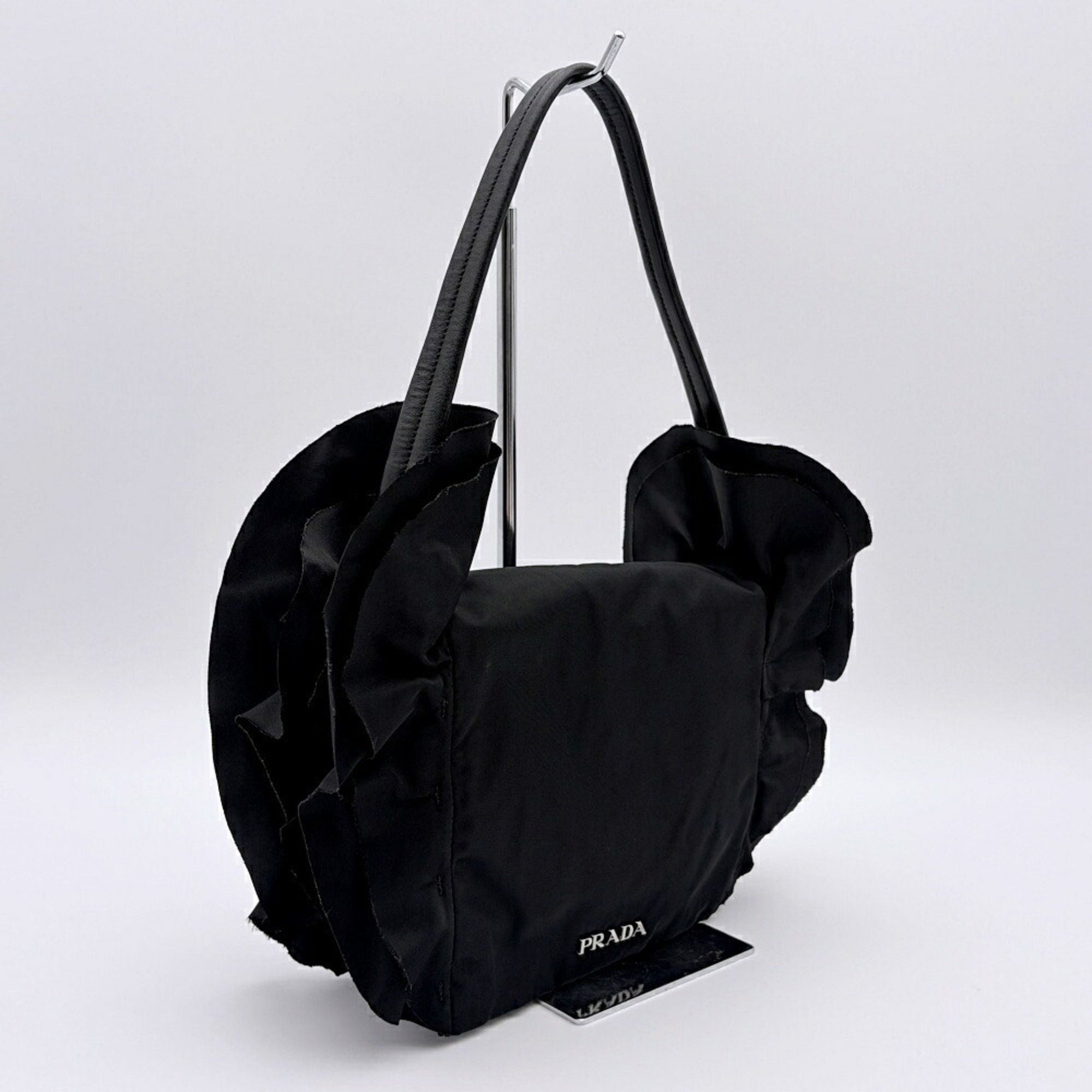 Nylon Leather Shoulder Bag (Pre-Owned) - Prada - Modalova