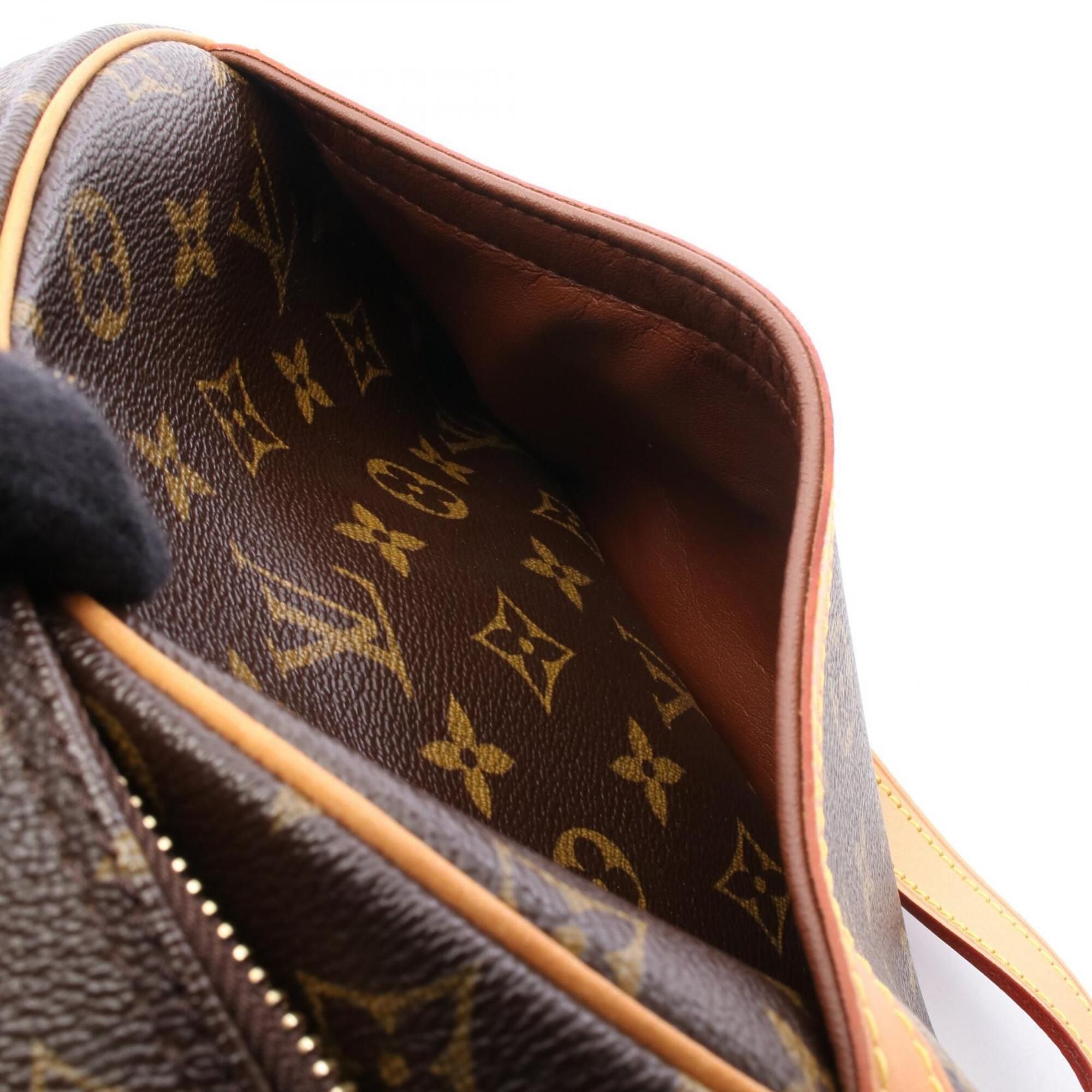 Coated Canvas Leather Handbag Shoulder Bag (Pre-Owned) - Louis Vuitton - Modalova