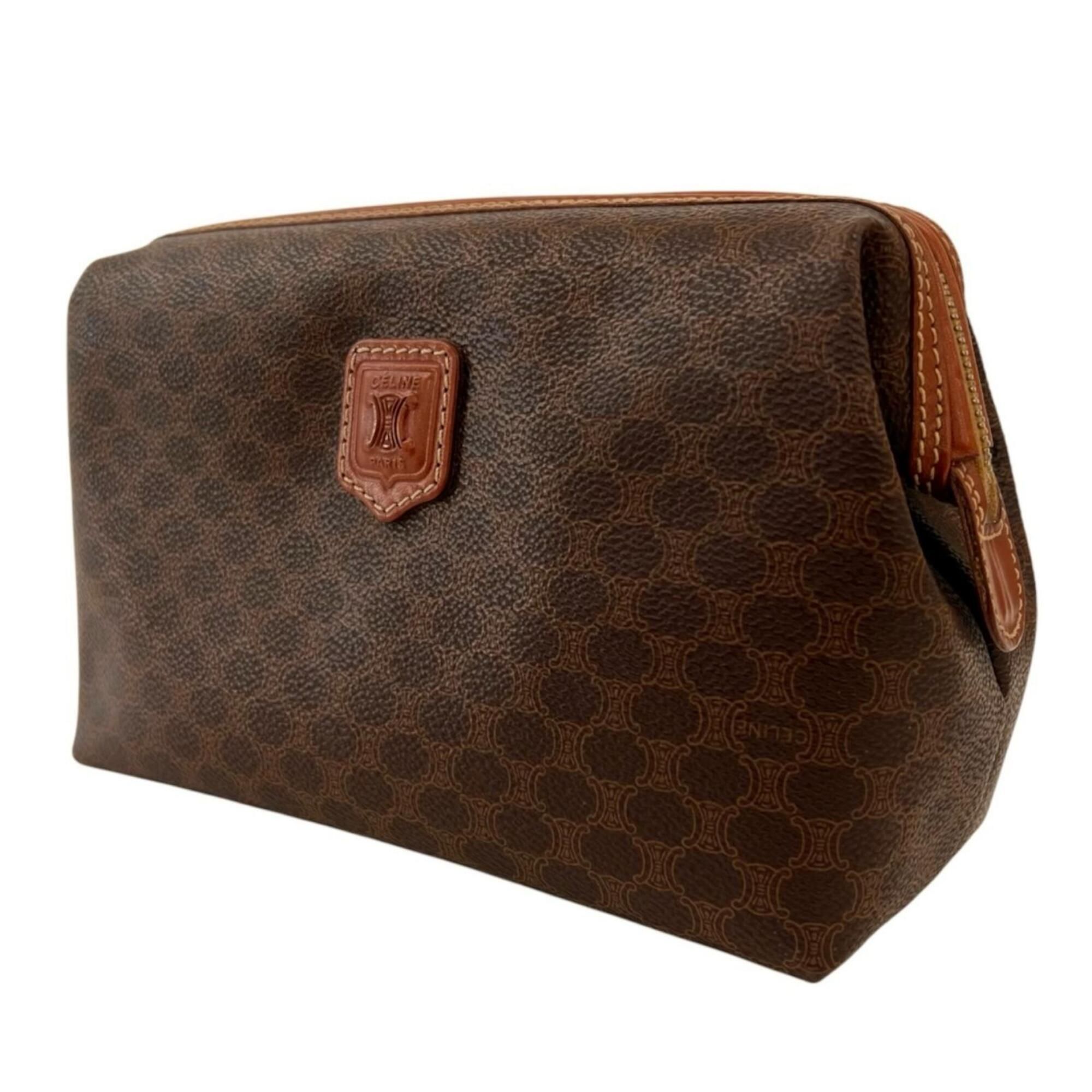 Coated Canvas Leather Pouch (Pre-Owned) - Celine - Modalova