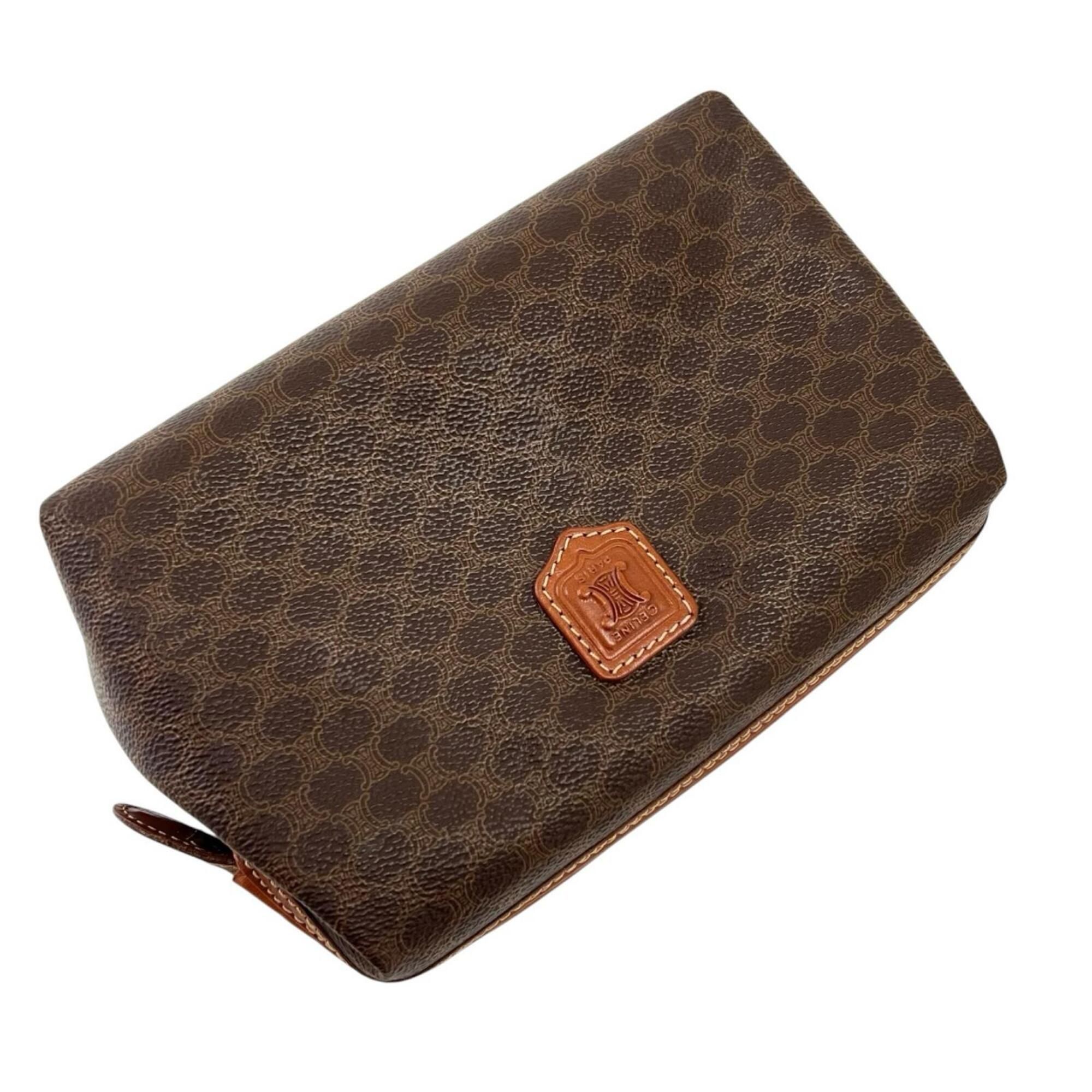 Coated Canvas Leather Pouch (Pre-Owned) - Celine - Modalova