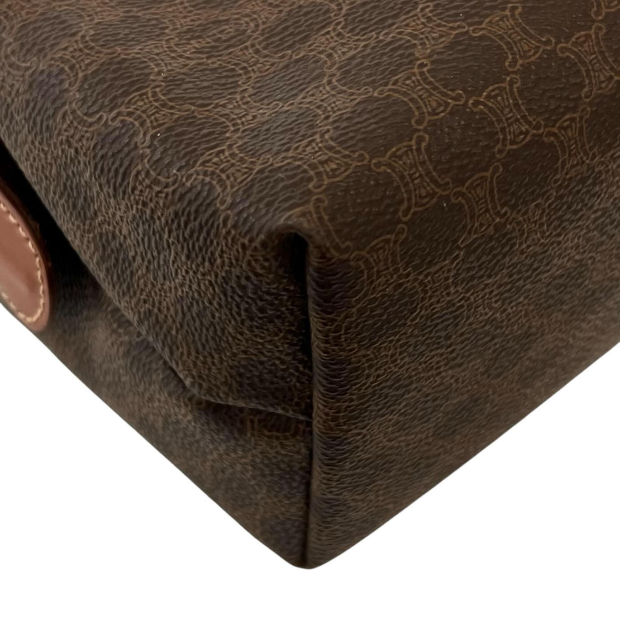 Coated Canvas Leather Pouch (Pre-Owned) - Celine - Modalova