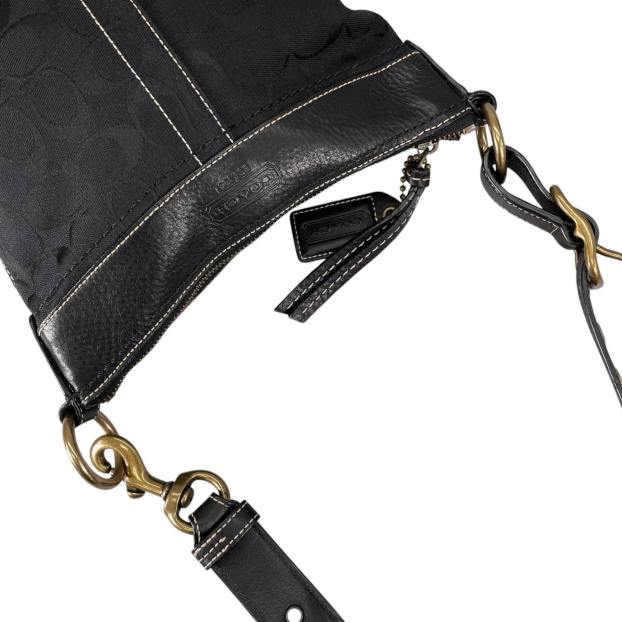 Canvas Leather Shoulder Bag (Pre-Owned) - Coach - Modalova