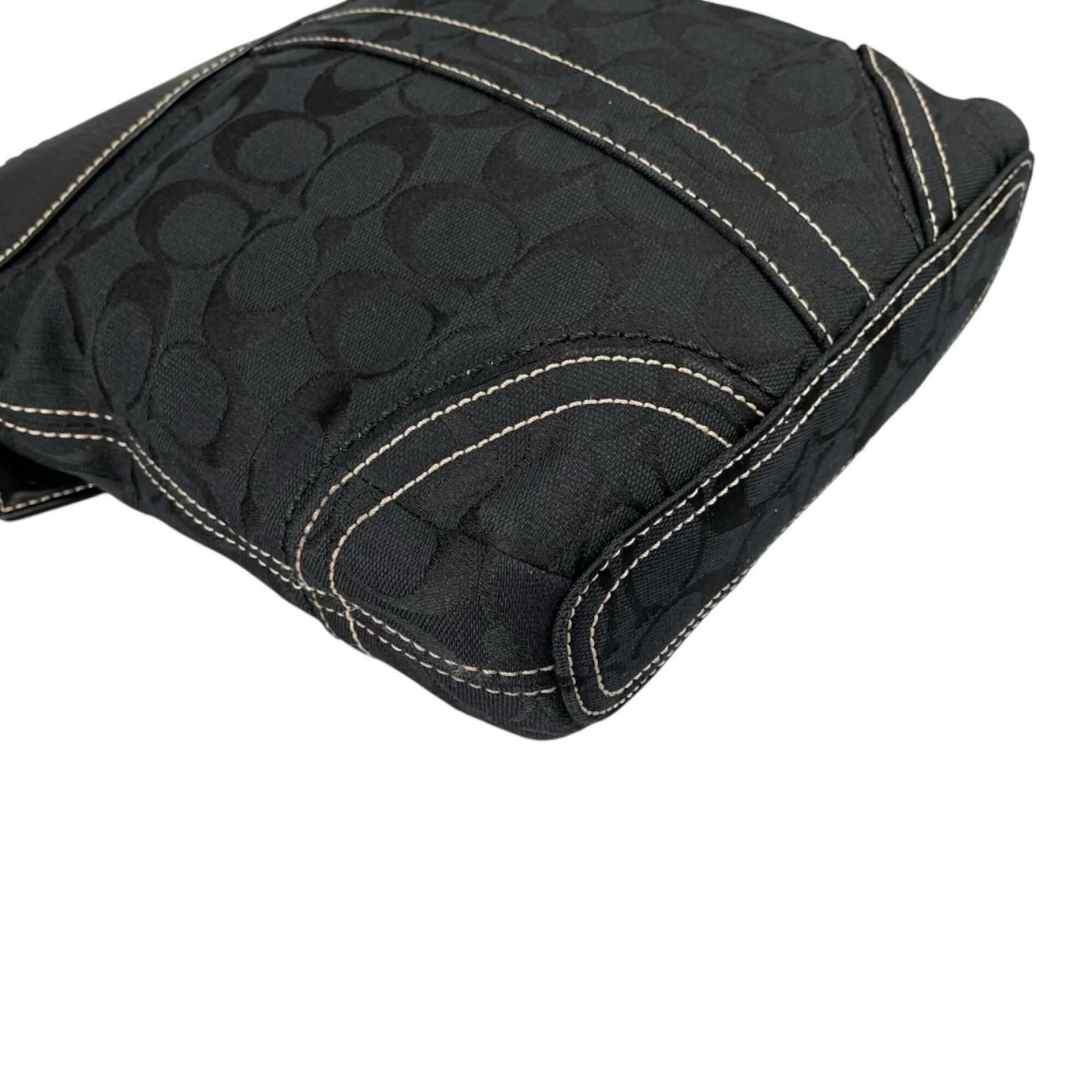 Canvas Leather Shoulder Bag (Pre-Owned) - Coach - Modalova