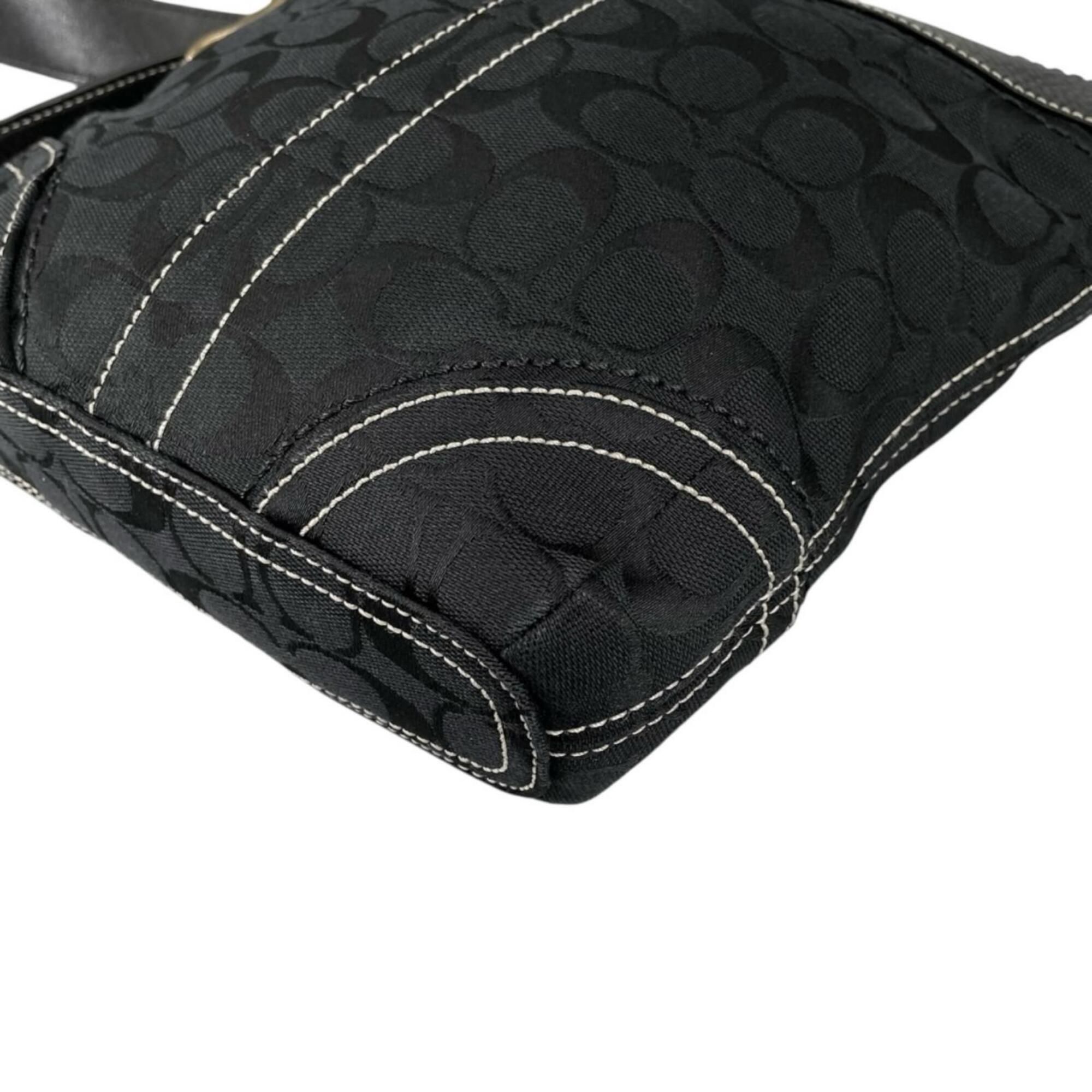 Canvas Leather Shoulder Bag (Pre-Owned) - Coach - Modalova