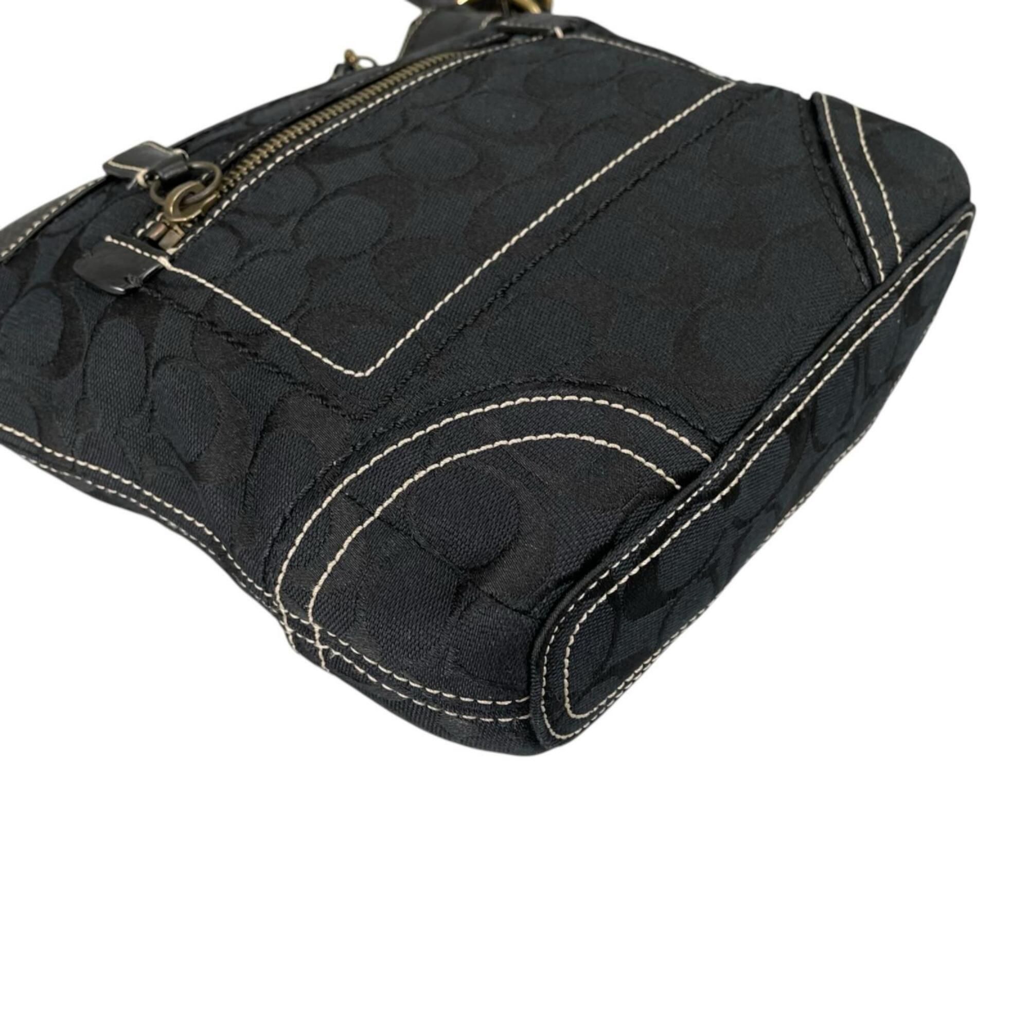 Canvas Leather Shoulder Bag (Pre-Owned) - Coach - Modalova
