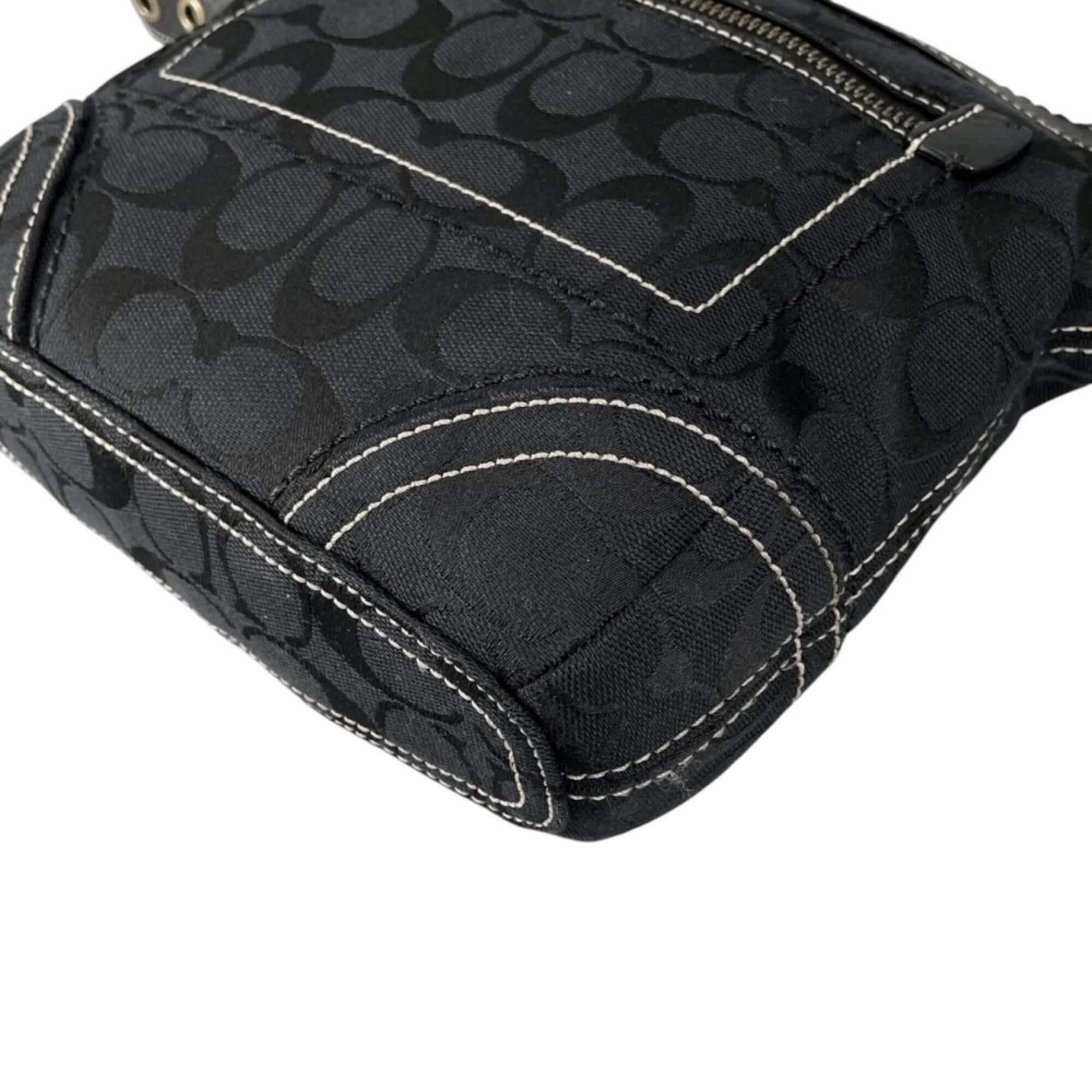 Canvas Leather Shoulder Bag (Pre-Owned) - Coach - Modalova