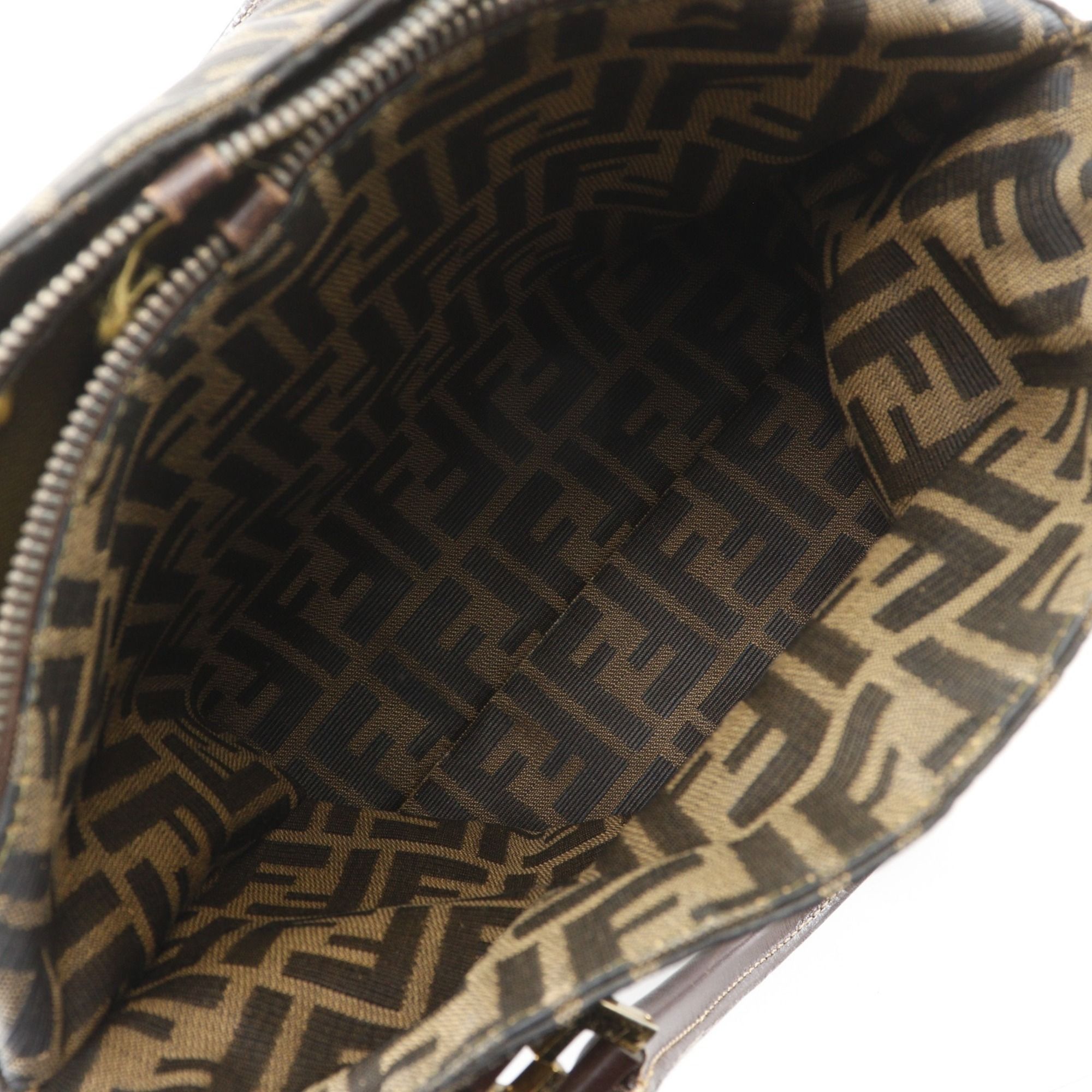 Canvas Leather Handbag (Pre-Owned) - Fendi - Modalova